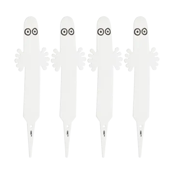 Hattifnattarna plantetikett 4-pack - Vit - Muurla