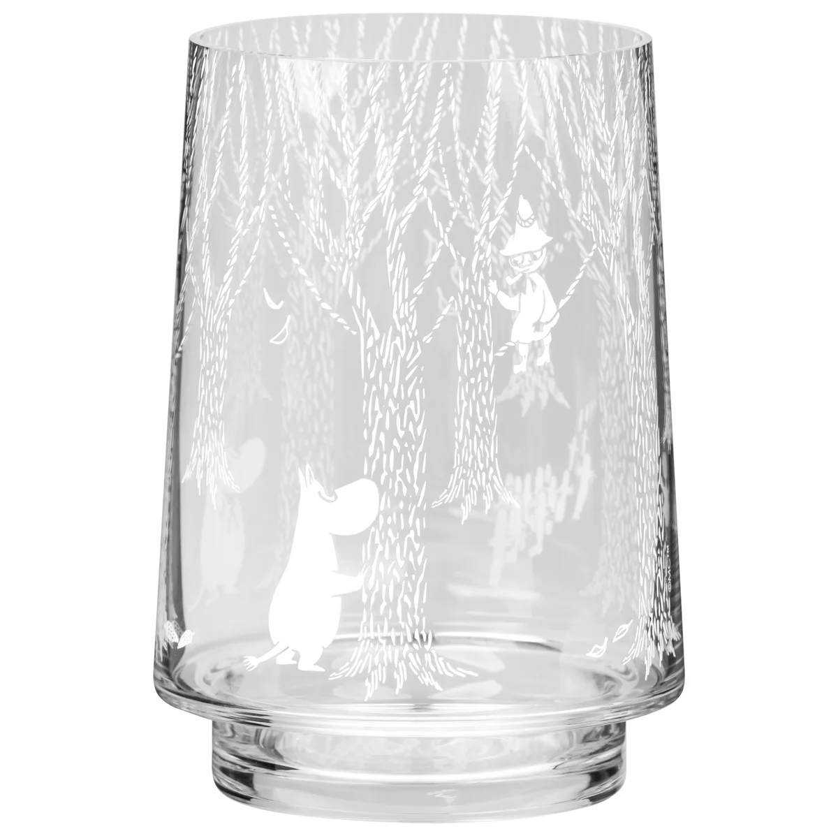 Muurla In the Woods ljuslykta/vas 20 cm Klar-vit