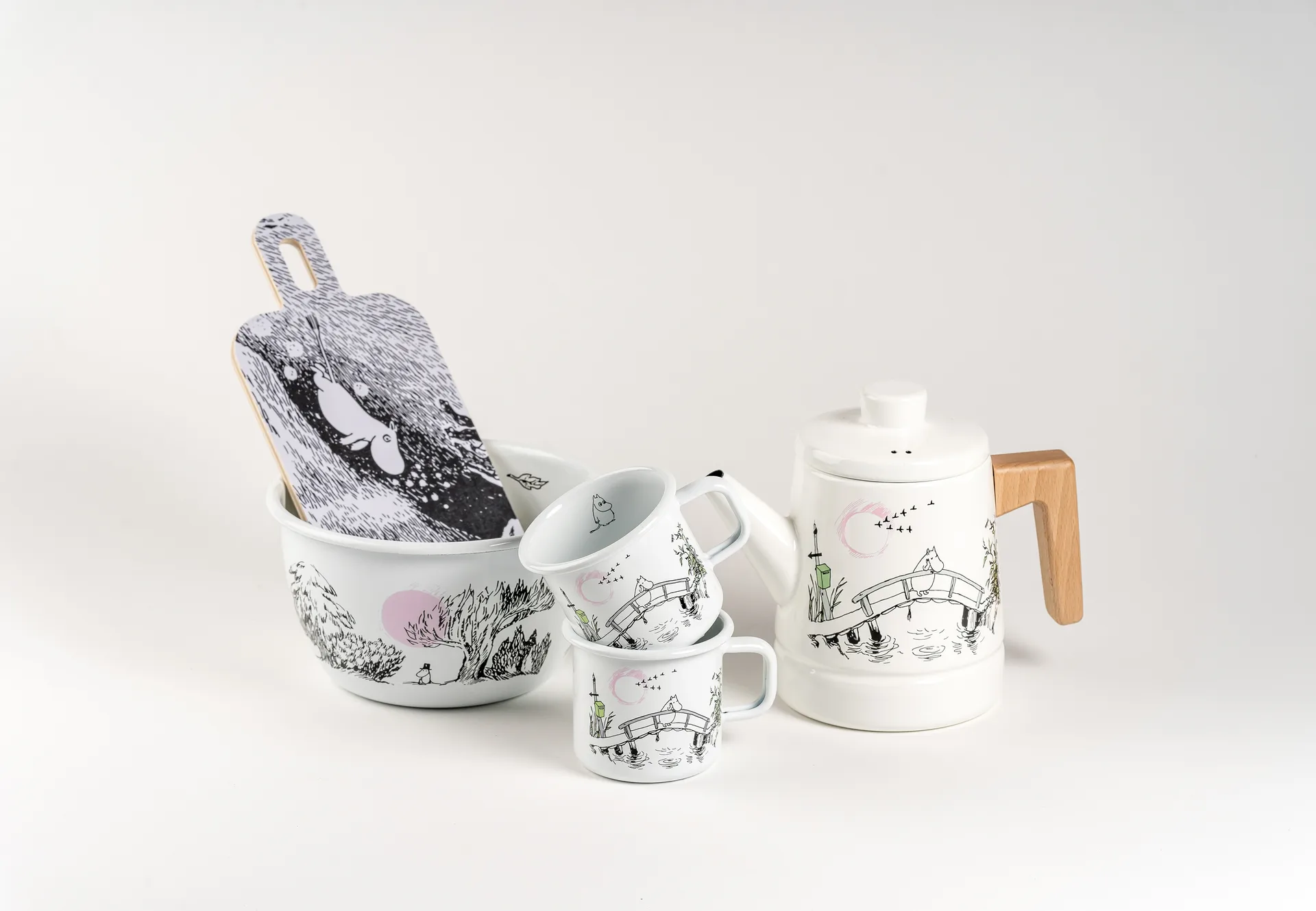 Just wandering emaljskål 2 L, Multi Muurla