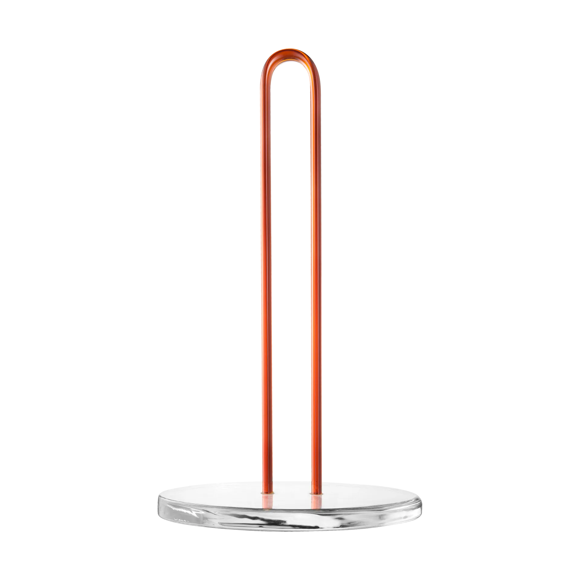 Loop hushållspappershållare 26 cm, Klar-amber Muurla