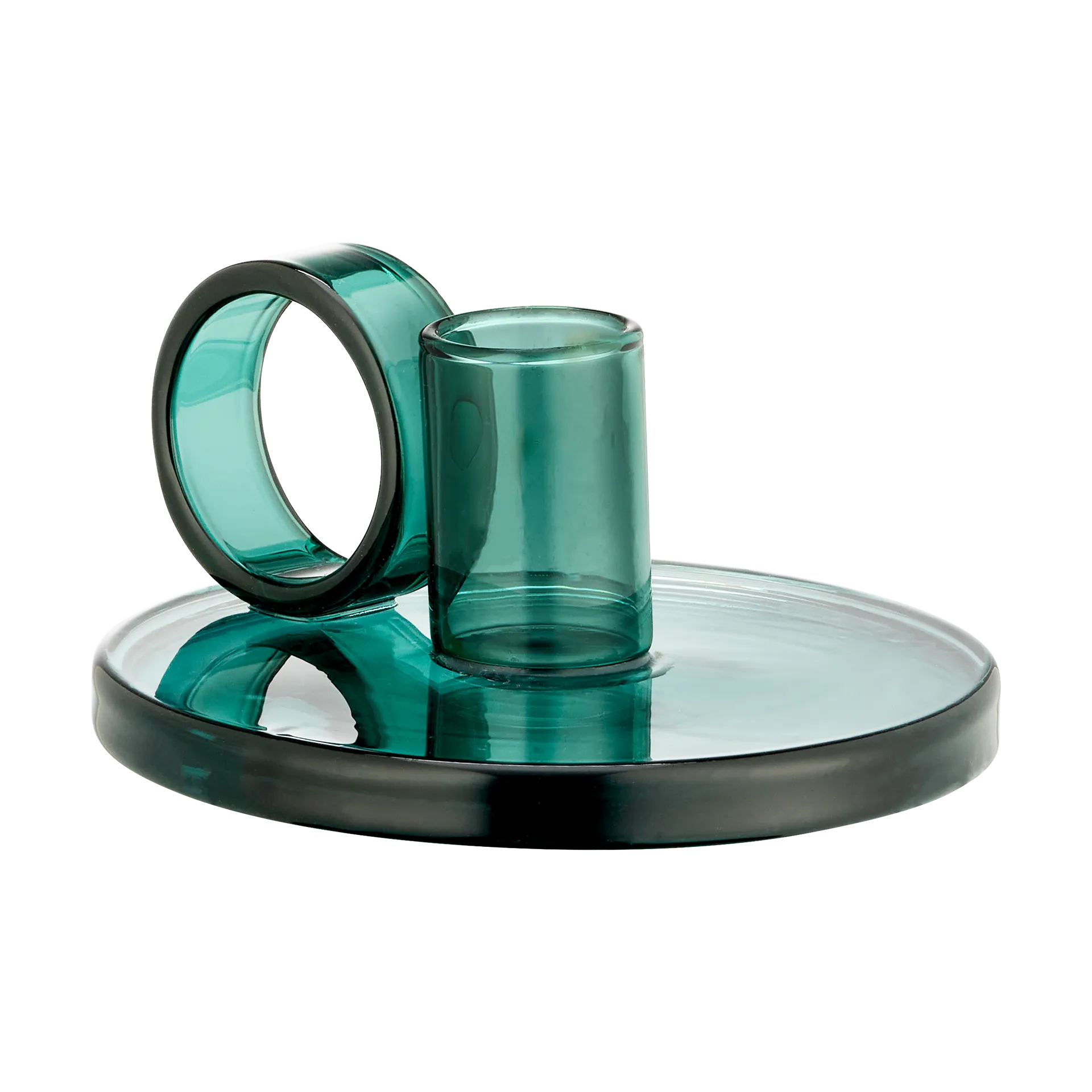 Loop ljusstake Ø11 cm, Teal Muurla