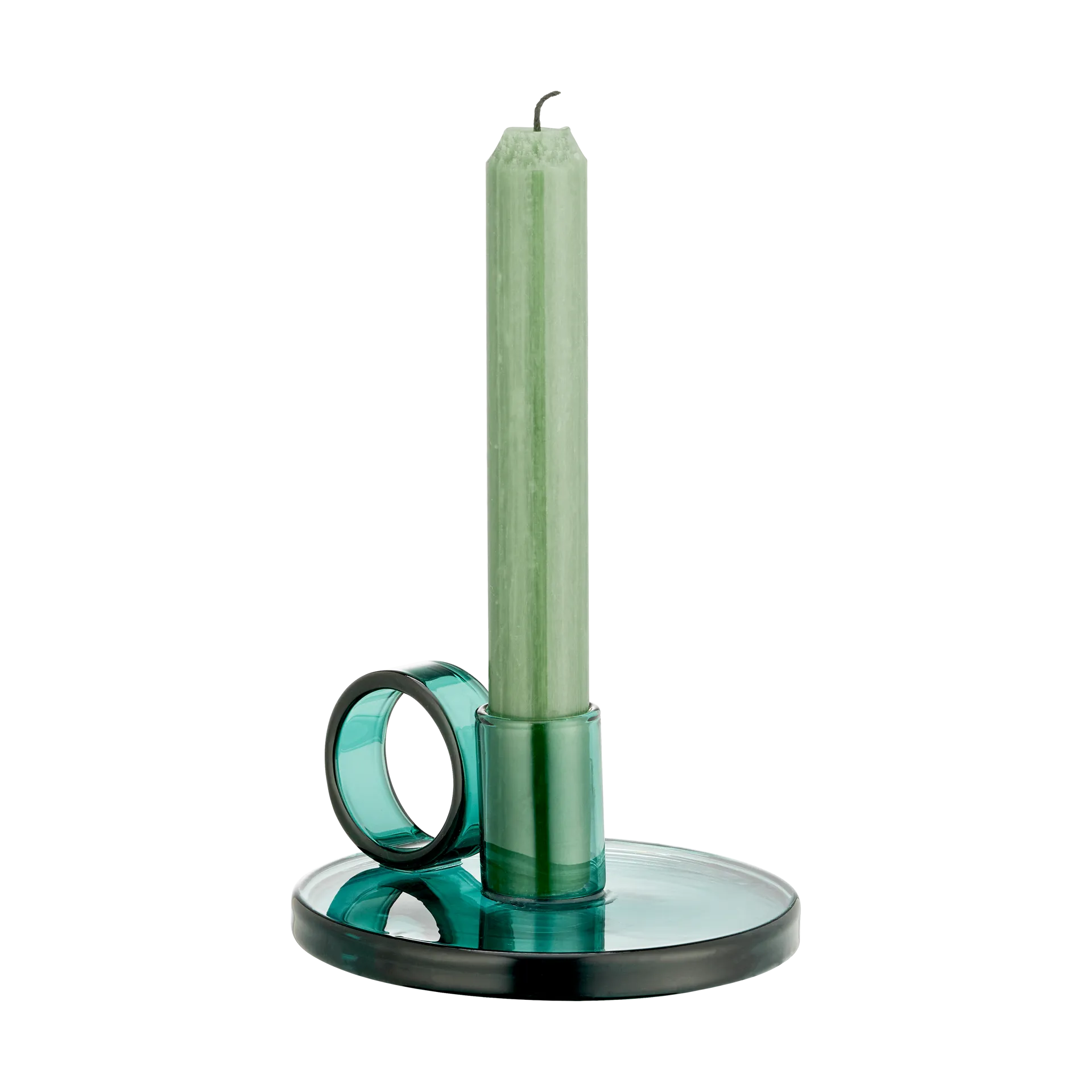 Loop ljusstake Ø11 cm, Teal Muurla