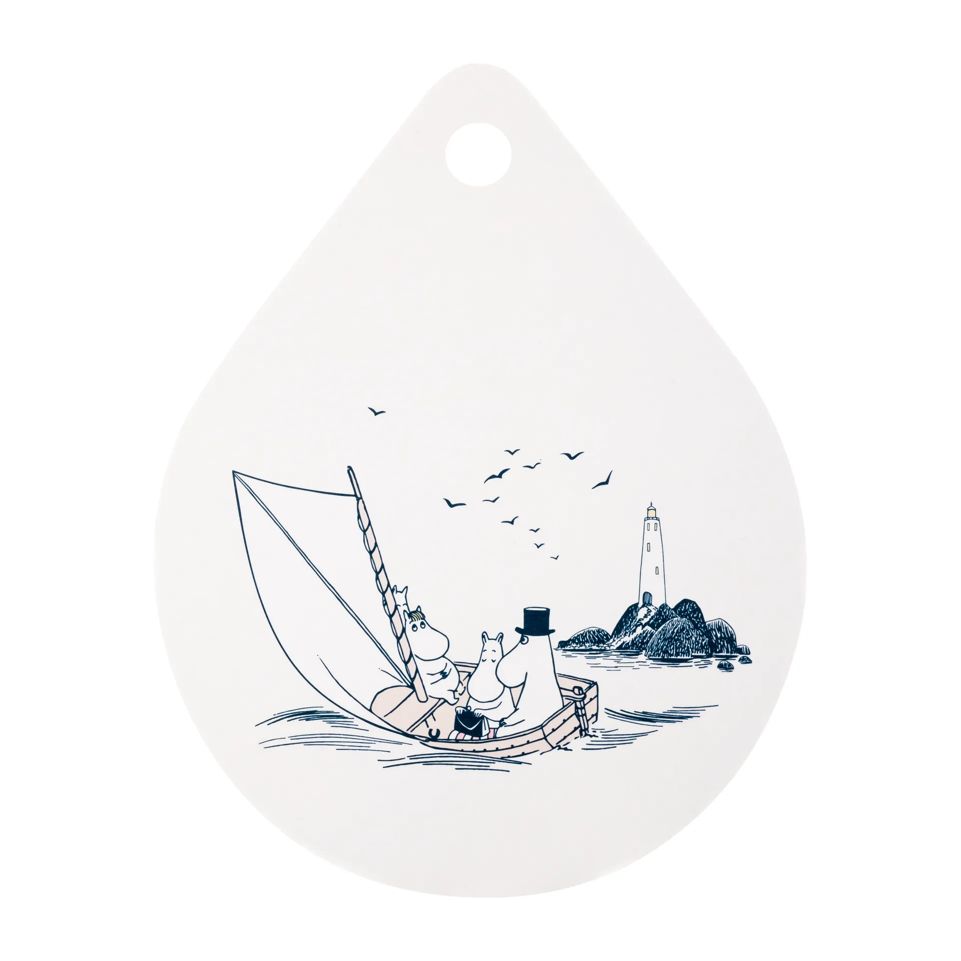 Moomin Chop & Serve skärbräda 21x27 cm, Sailors Muurla