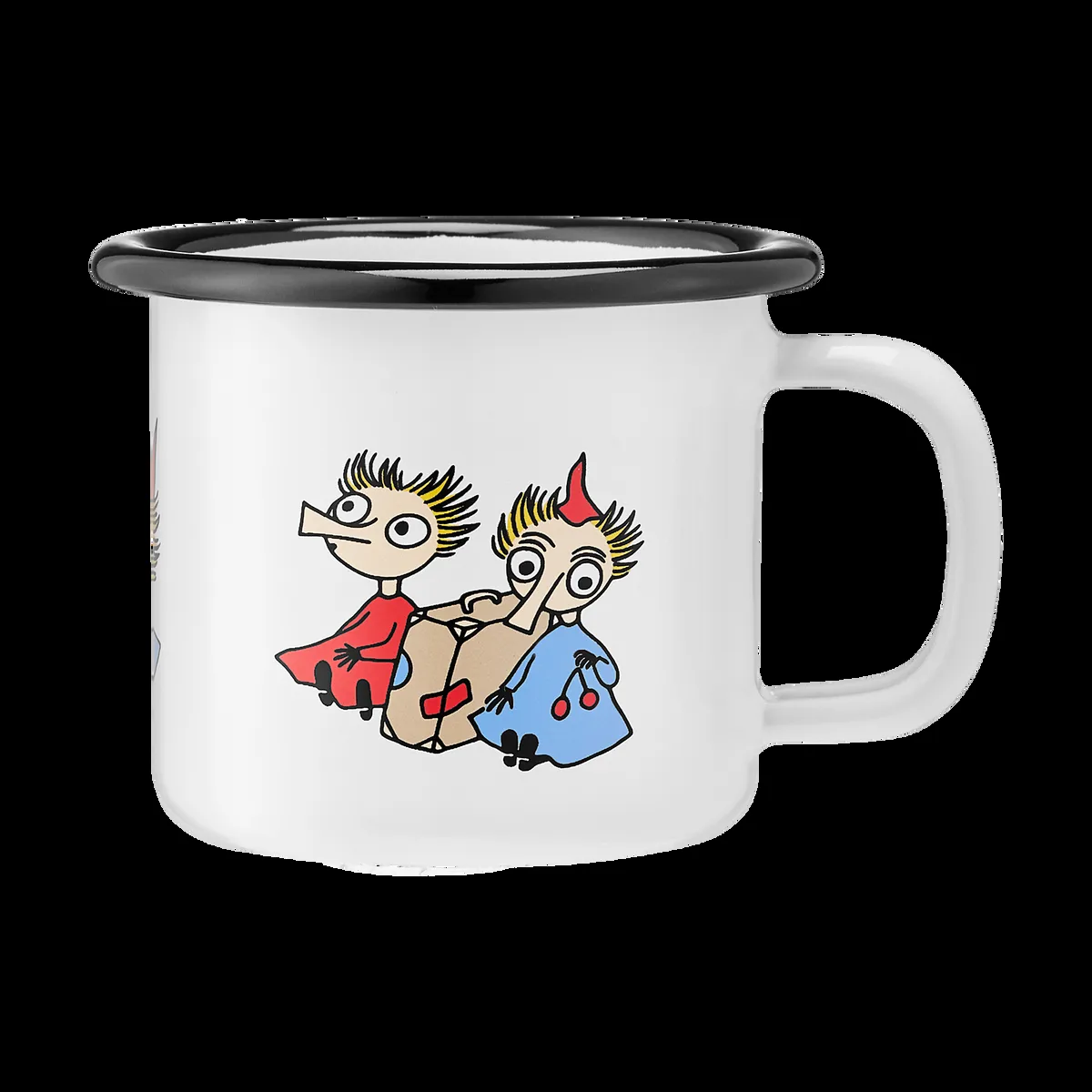 Muurla Moomin emaljmugg 1,5 dl Thingumy and Bob