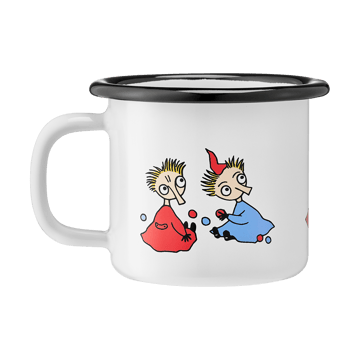 Moomin emaljmugg 1,5 dl - Thingumy and Bob - Muurla