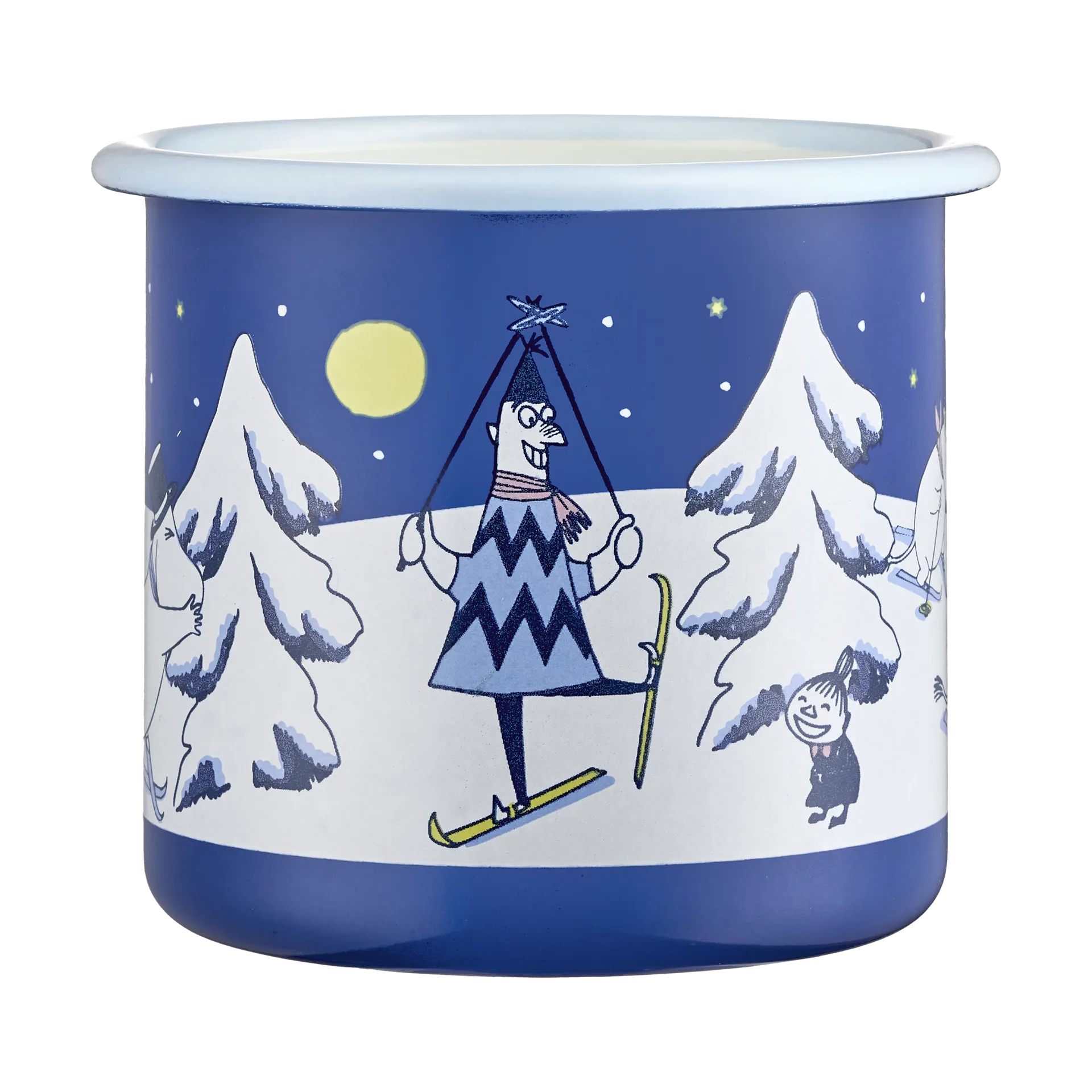 Moomin emaljmugg 37 cl, Starry night Muurla