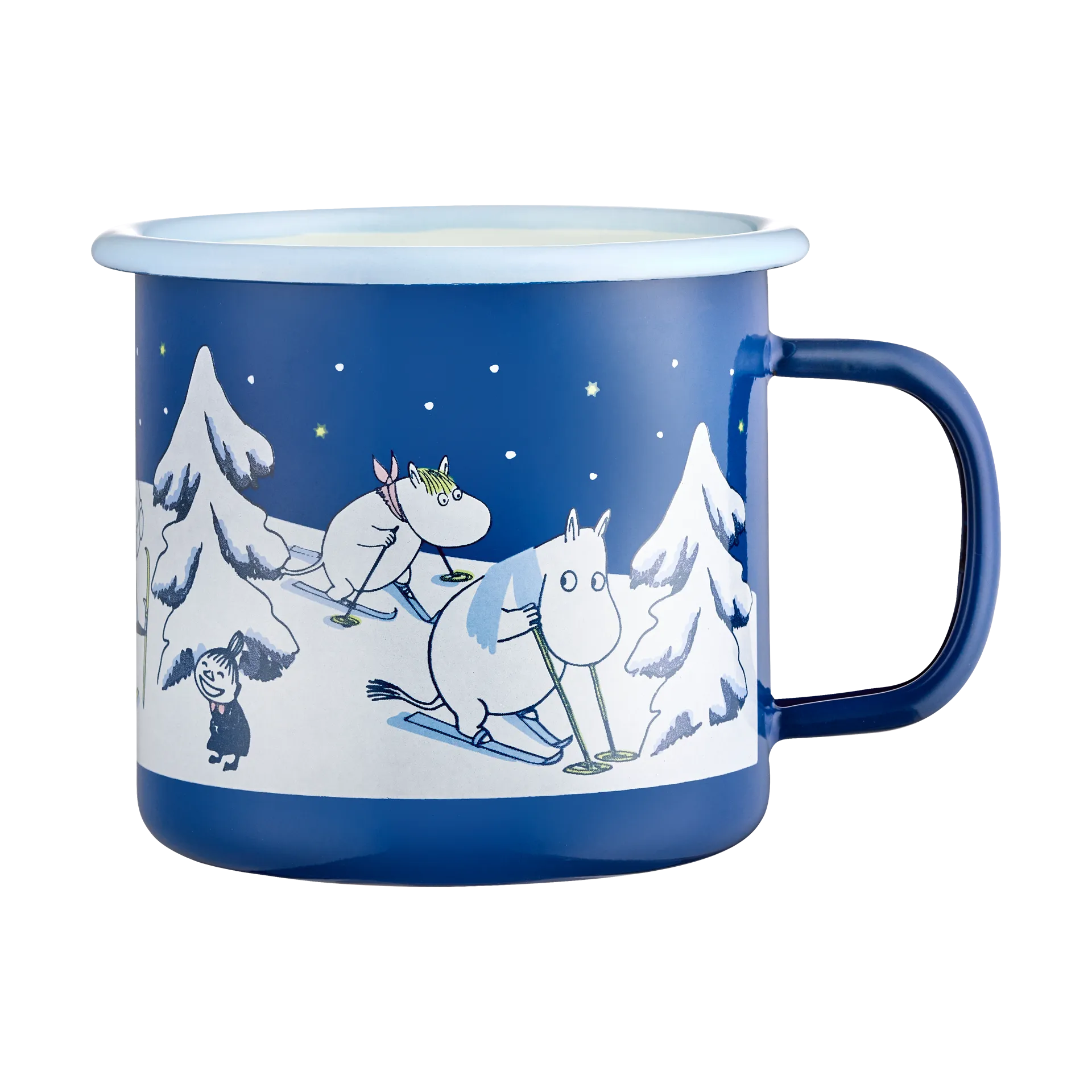Moomin emaljmugg 37 cl, Starry night Muurla