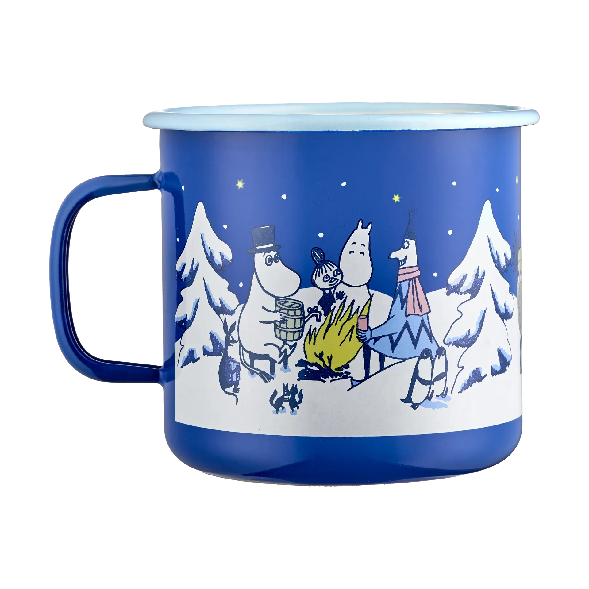 Moomin emaljmugg 80 cl, Starry night Muurla