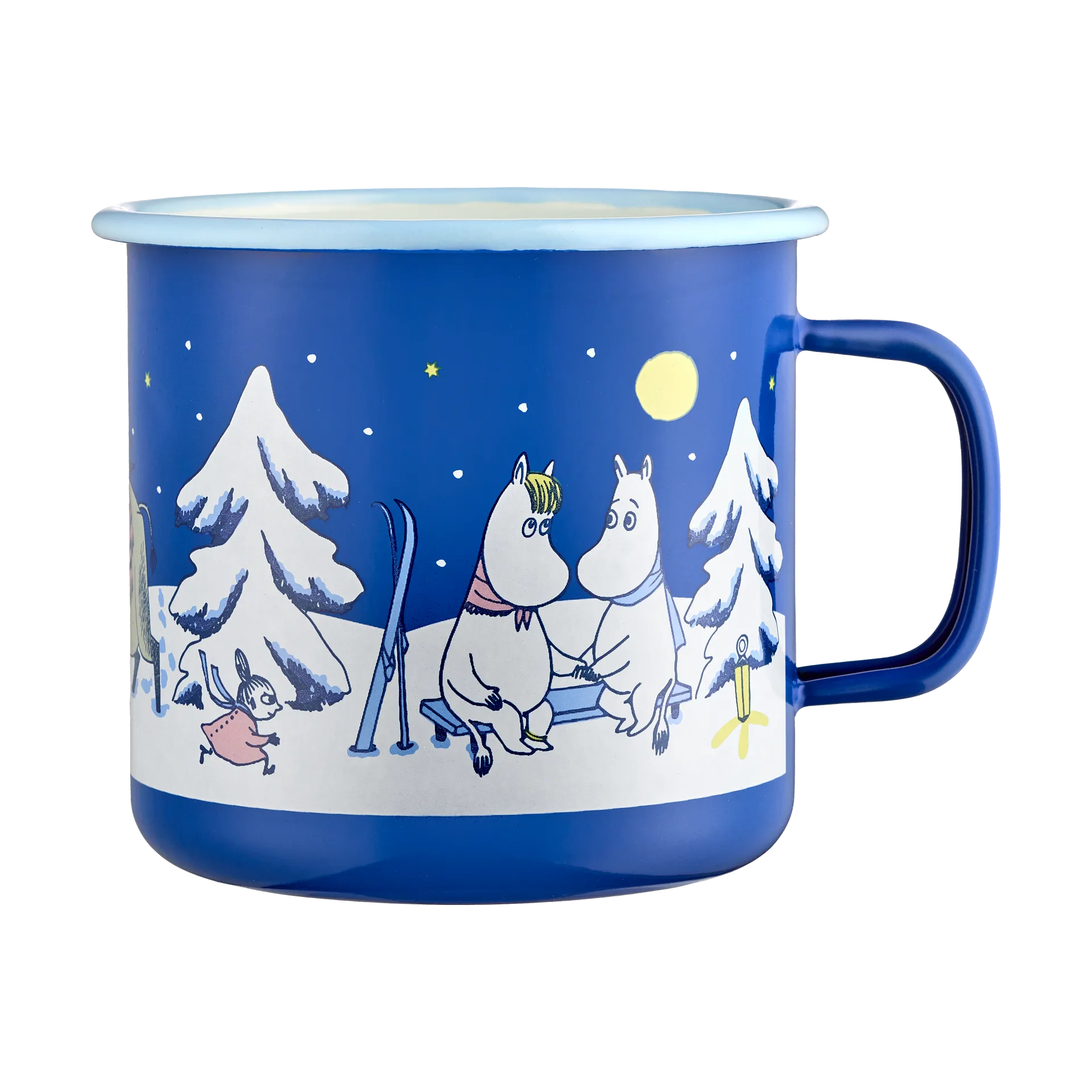 Moomin emaljmugg 80 cl, Starry night Muurla