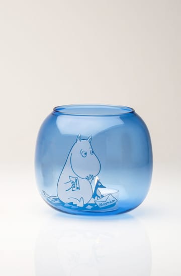 Moomin ljuslykta/skål Ø9 cm - Blue - Muurla