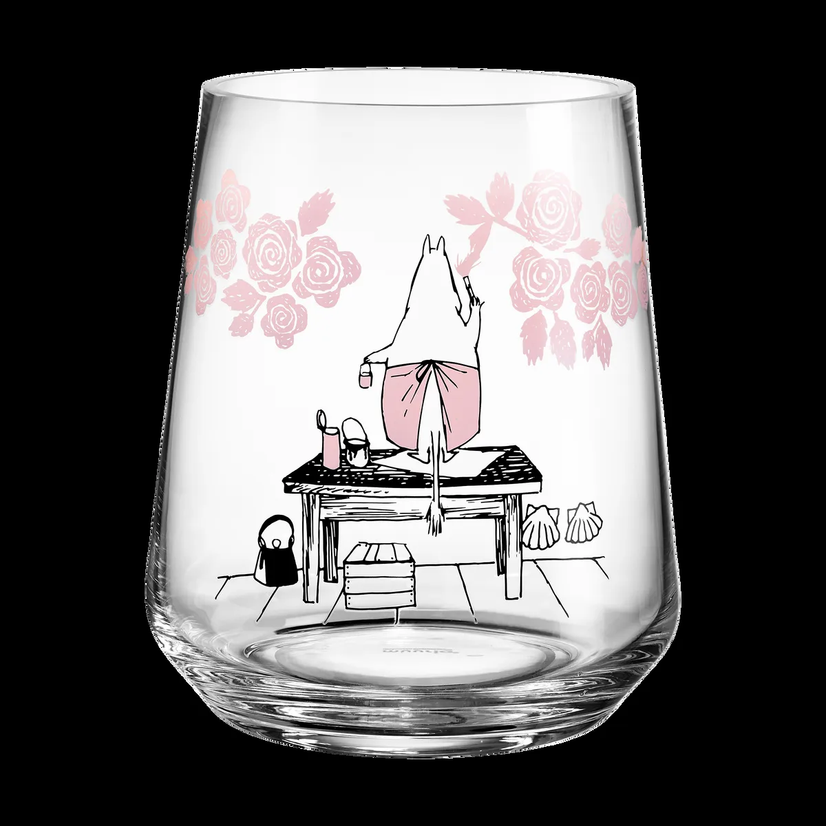 Muurla Moomin originals ljuslykta/vas 17,5 cm Roses