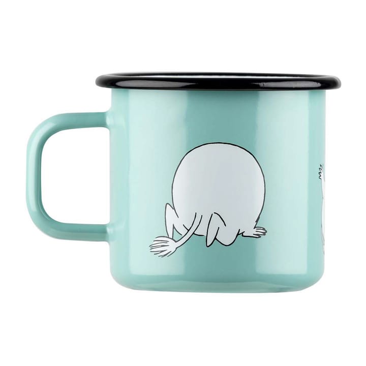 Moomin Retro emaljmugg 37 cl - Mint - Muurla