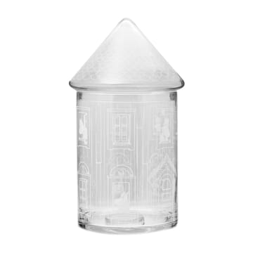 Moominhouse glasburk med lock 30,5 cm - Klar - Muurla