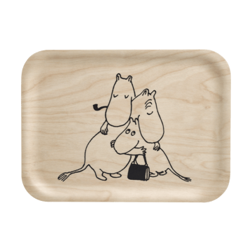 Mumin 80 bricka 20x27 cm - Björk - Muurla