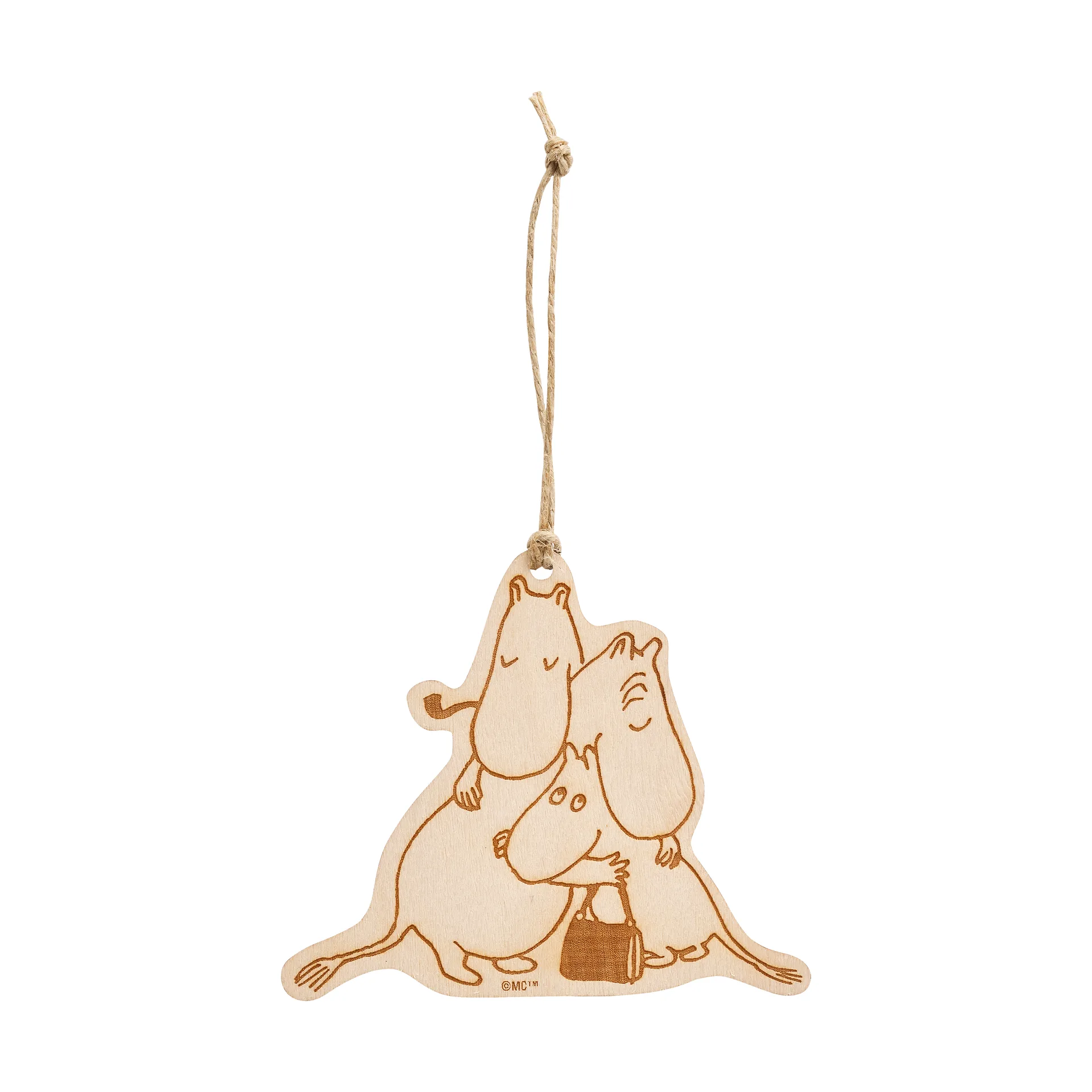 Mumin 80 dekorationshänge, Beige Muurla