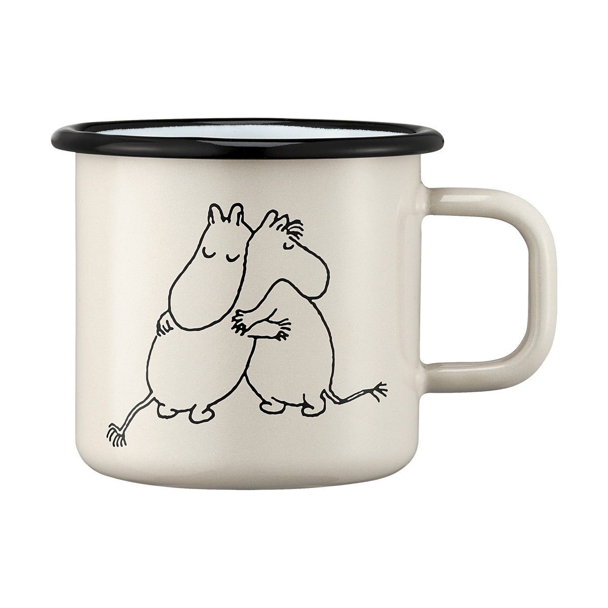 Muurla Mumin 80 emaljmugg 37 cl Vit | Skandinavisk Design | Kaffekoppar | Vit