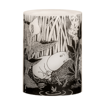 Mumin blockljus LED 10 cm - The pond - Muurla