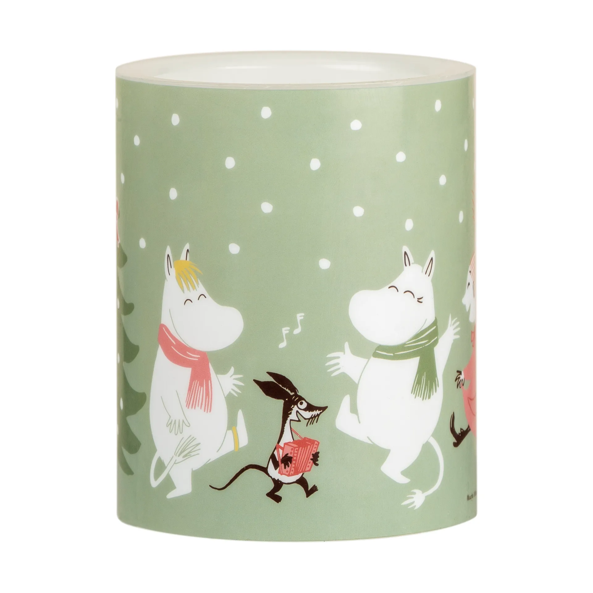 Mumin blockljus LED 12,5 cm, Festive spirits Muurla