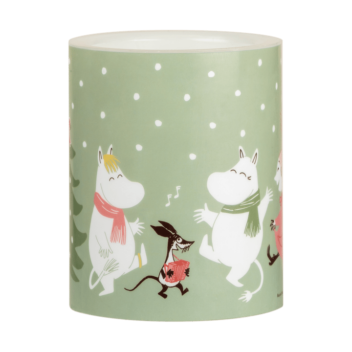 Mumin blockljus LED 12,5 cm - Festive spirits - Muurla