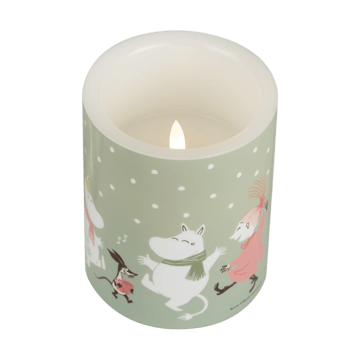 Mumin blockljus LED 12,5 cm - Festive spirits - Muurla