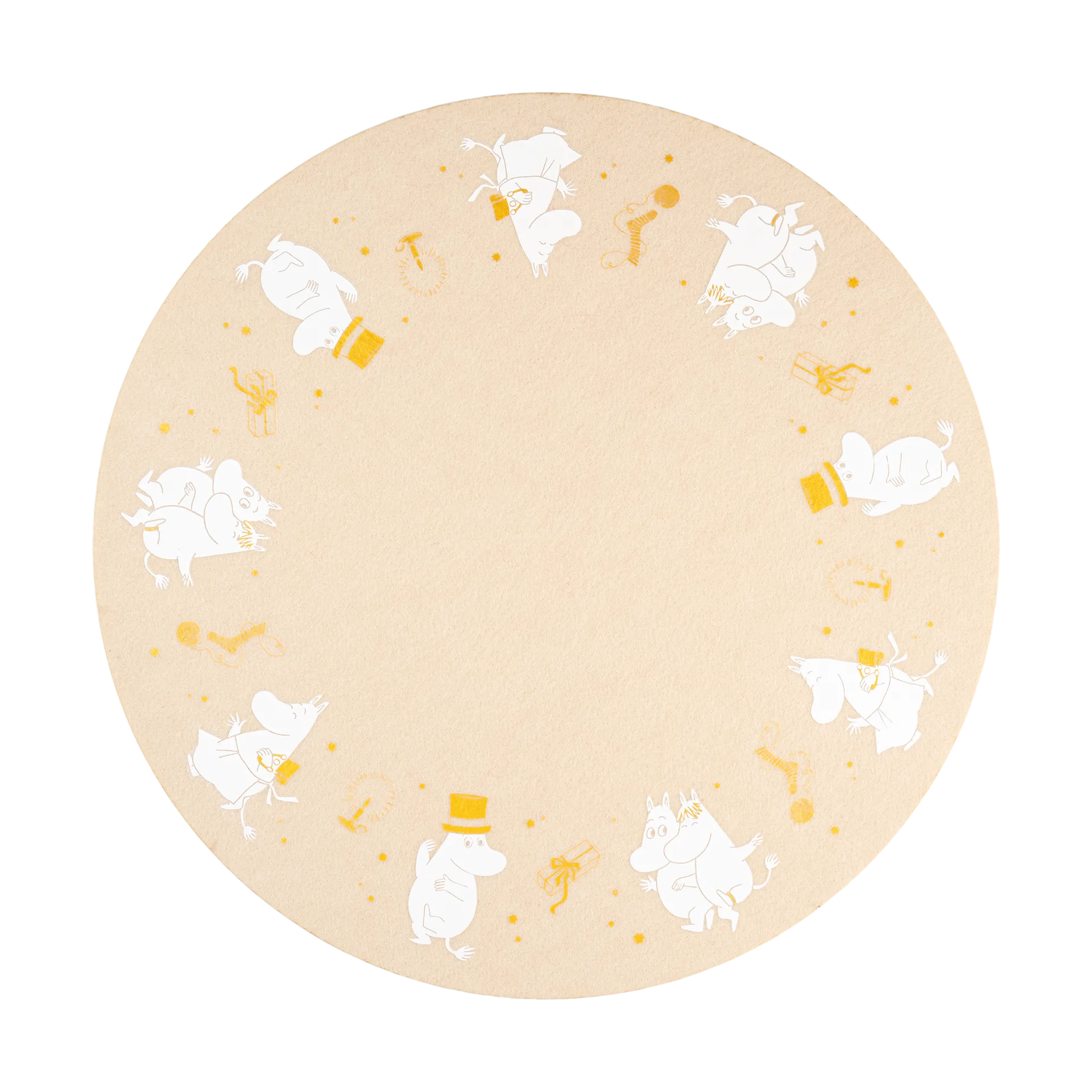 Mumin bordstablett Ø38 cm, Sparkling stars Muurla