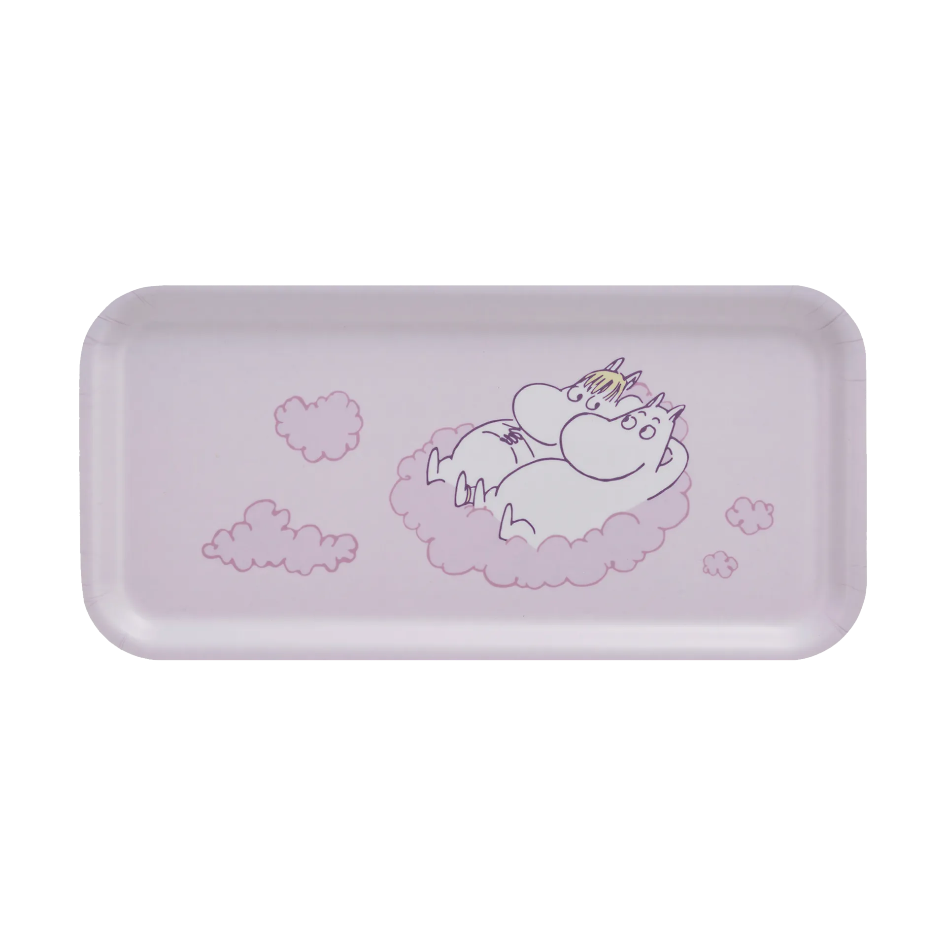 Mumin bricka 13x27 cm, In the clouds Muurla