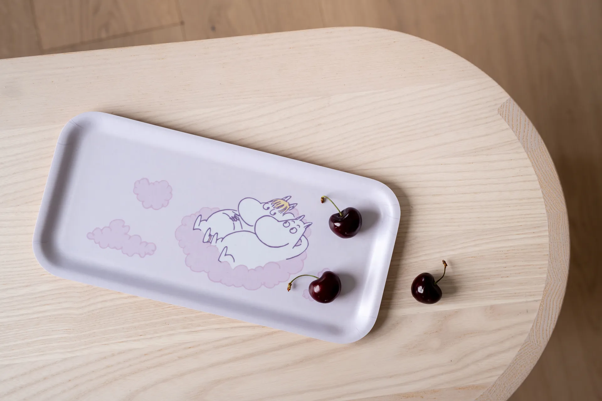 Mumin bricka 13x27 cm, In the clouds Muurla