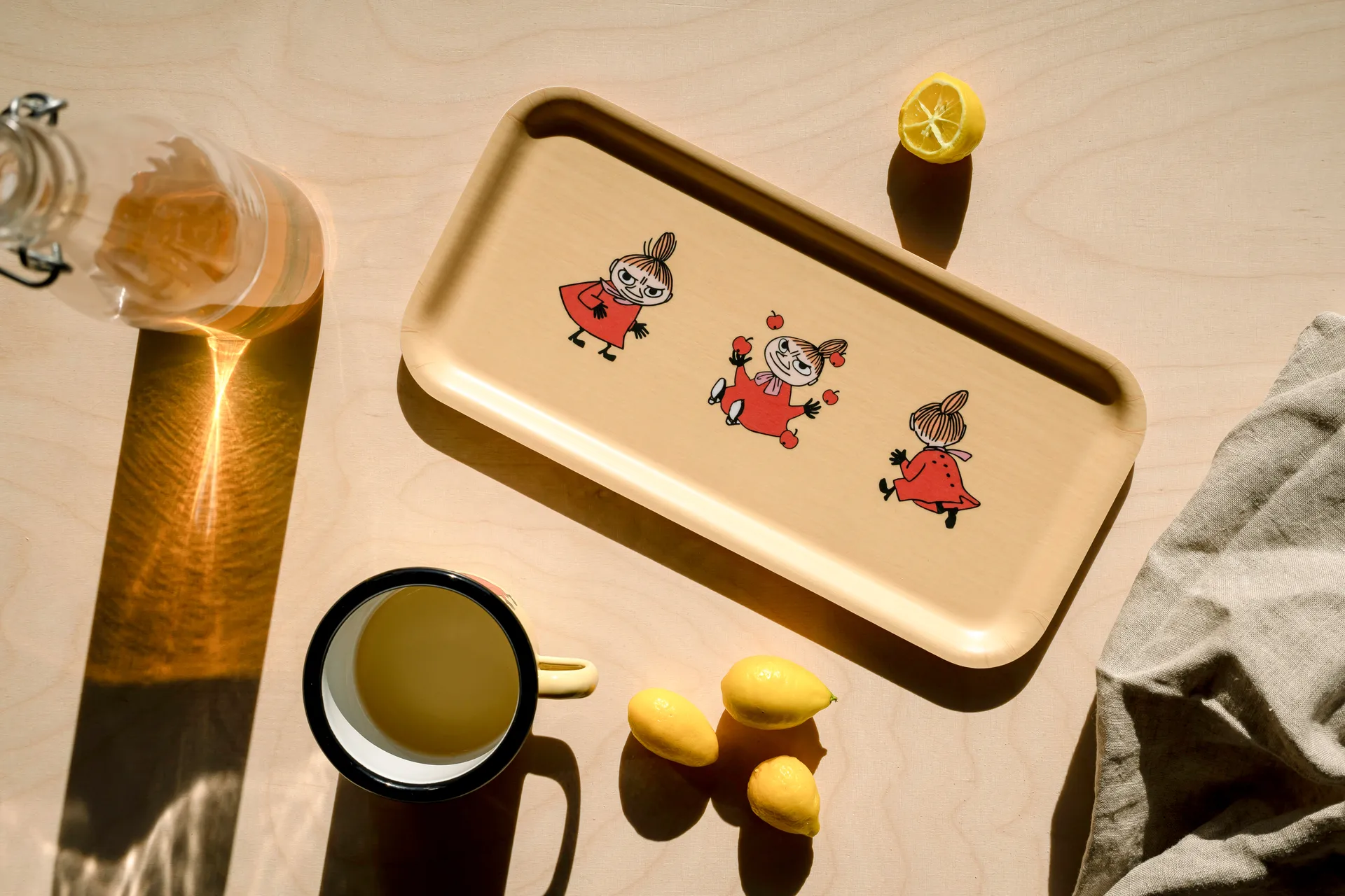 Mumin bricka 13x27 cm, Retro Little My Muurla