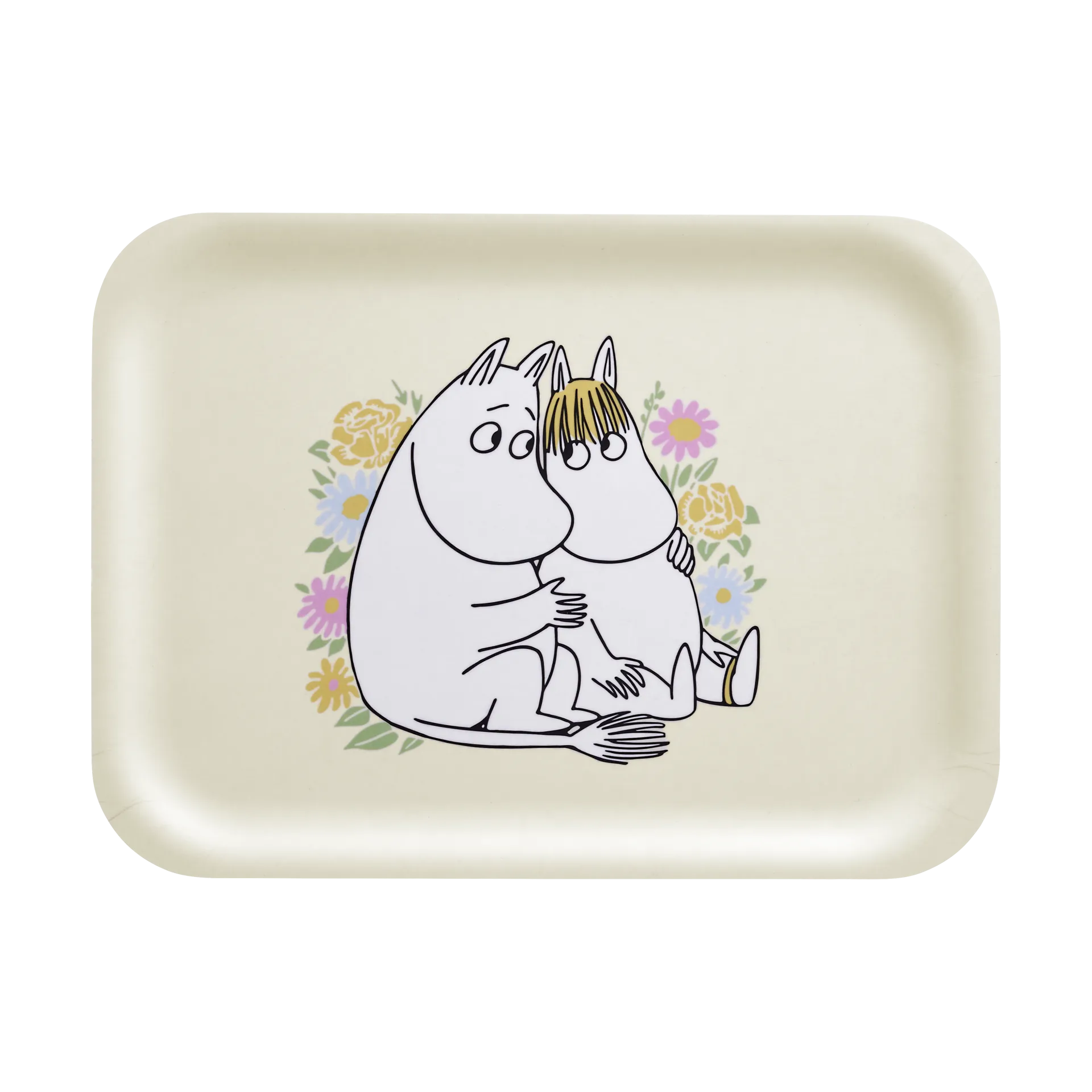 Mumin bricka 20x27 cm, Flowers Muurla