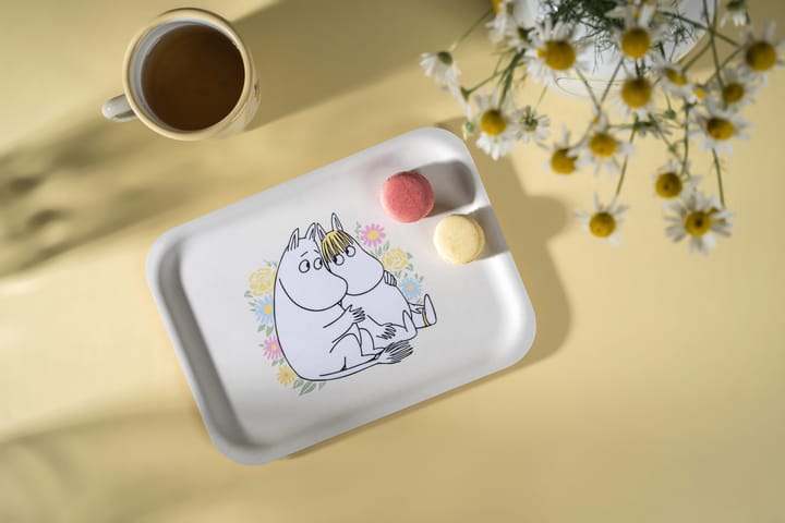 Mumin bricka 20x27 cm, Flowers Muurla