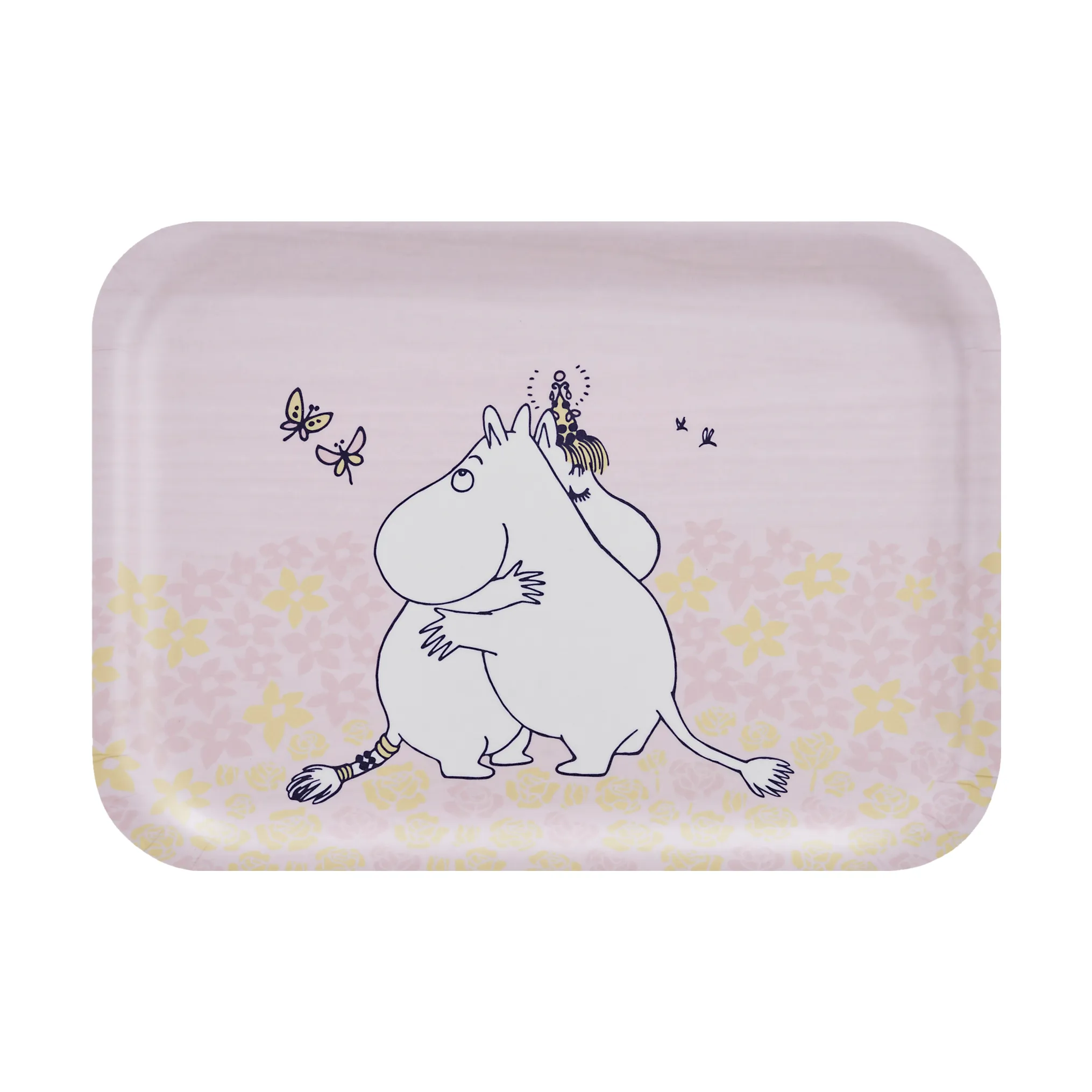 Mumin bricka 20x27 cm, Hug