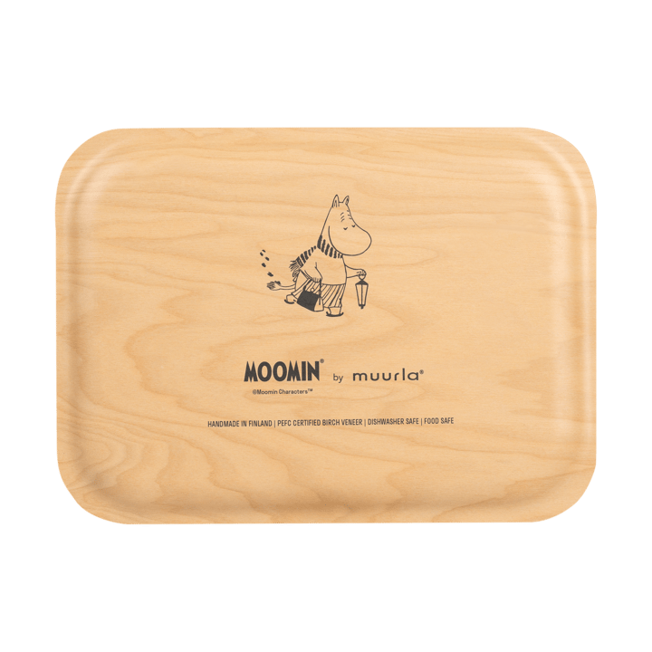 Mumin bricka 20x27 cm, Let it snow Muurla