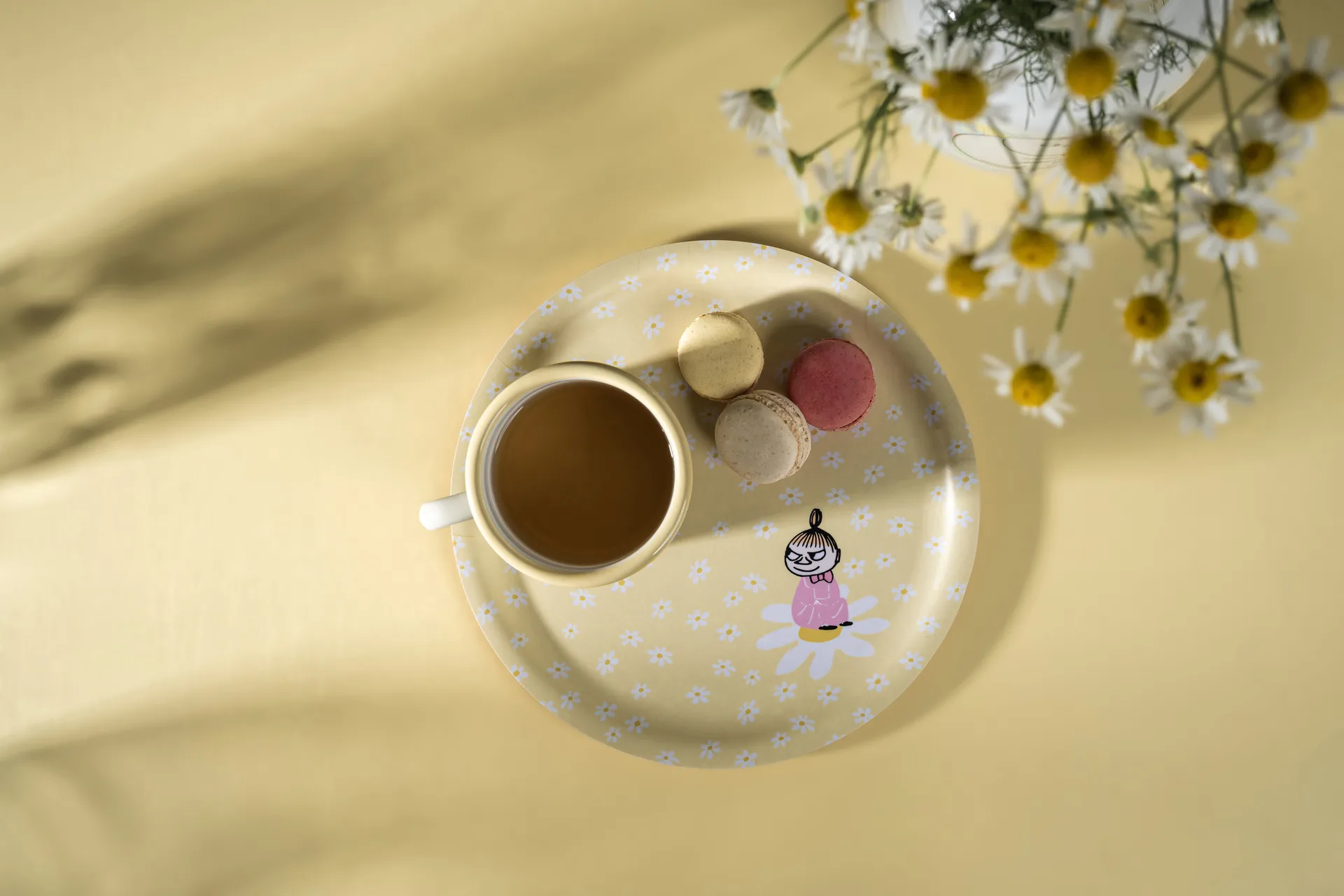 Mumin bricka Ø25 cm, Flowers Muurla