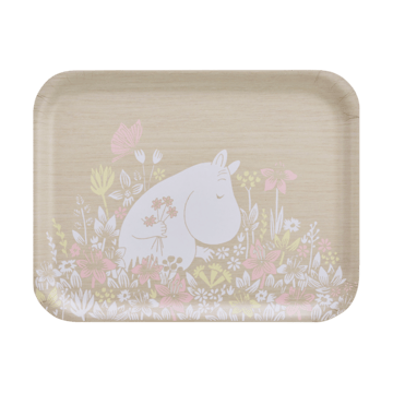 Mumin bricka 28x36 cm - Flower field - Muurla