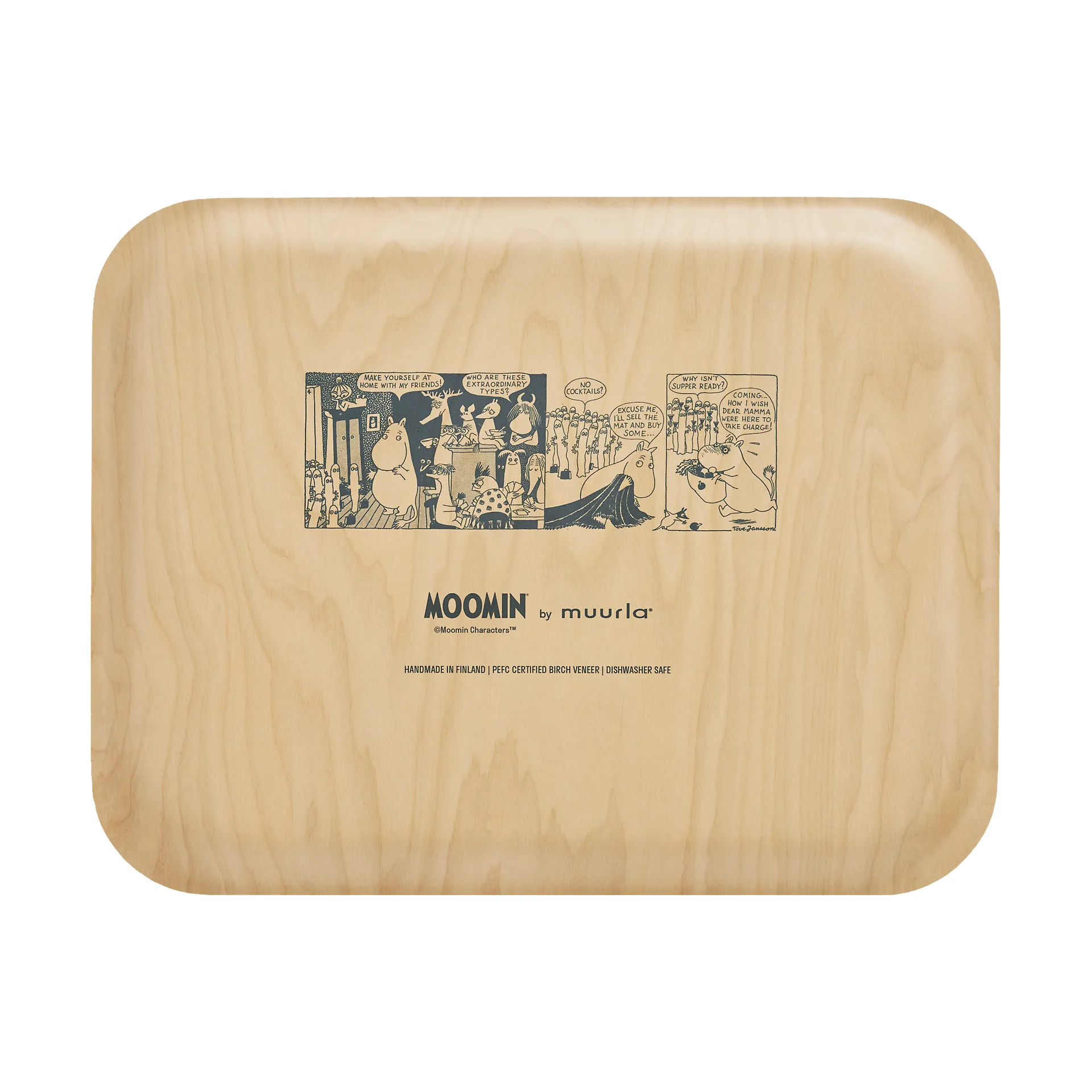 Mumin bricka 28x36 cm, Room for all Muurla