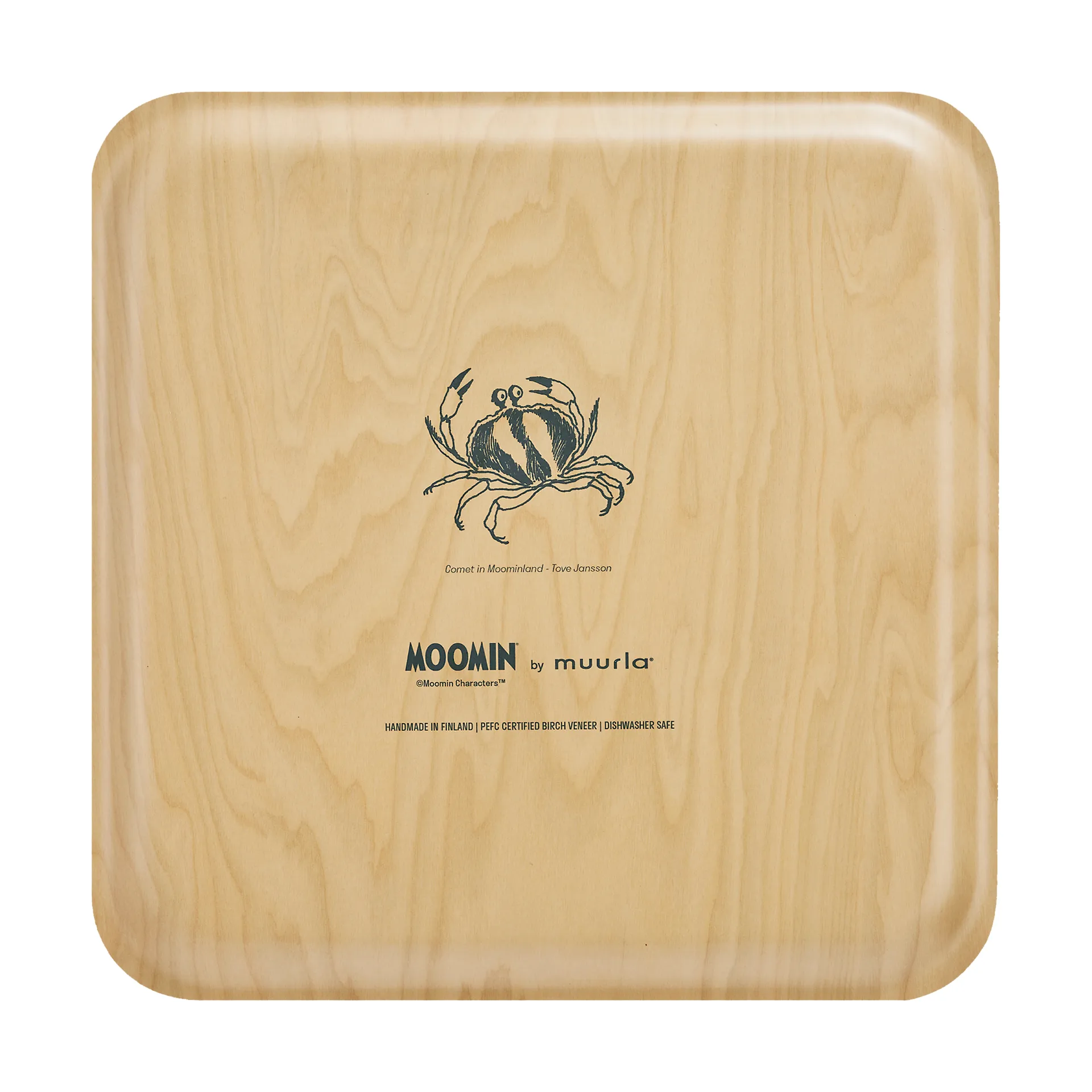 Mumin bricka 33x33 cm, The dive Muurla