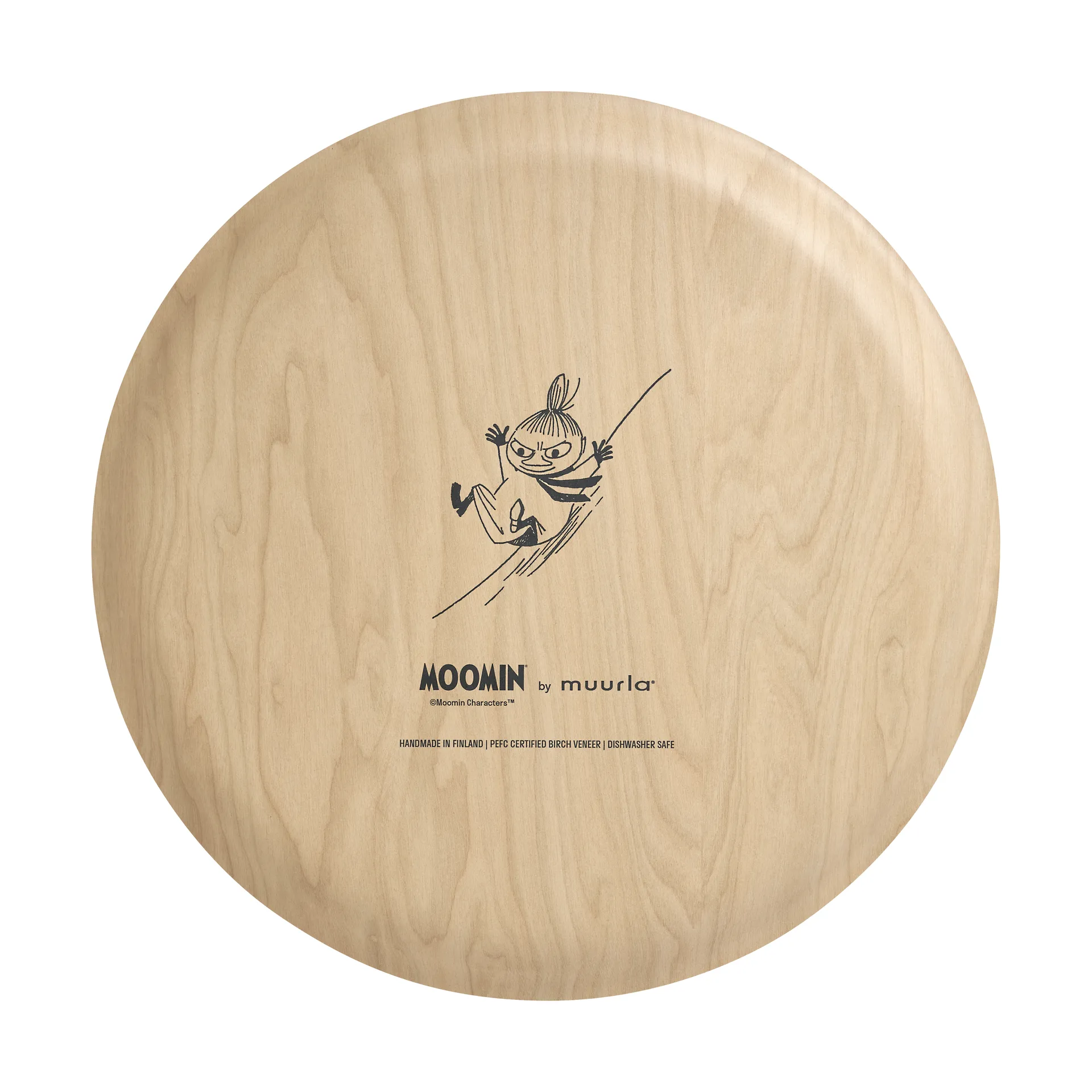 Mumin bricka Ø35 cm, Let it snow Muurla