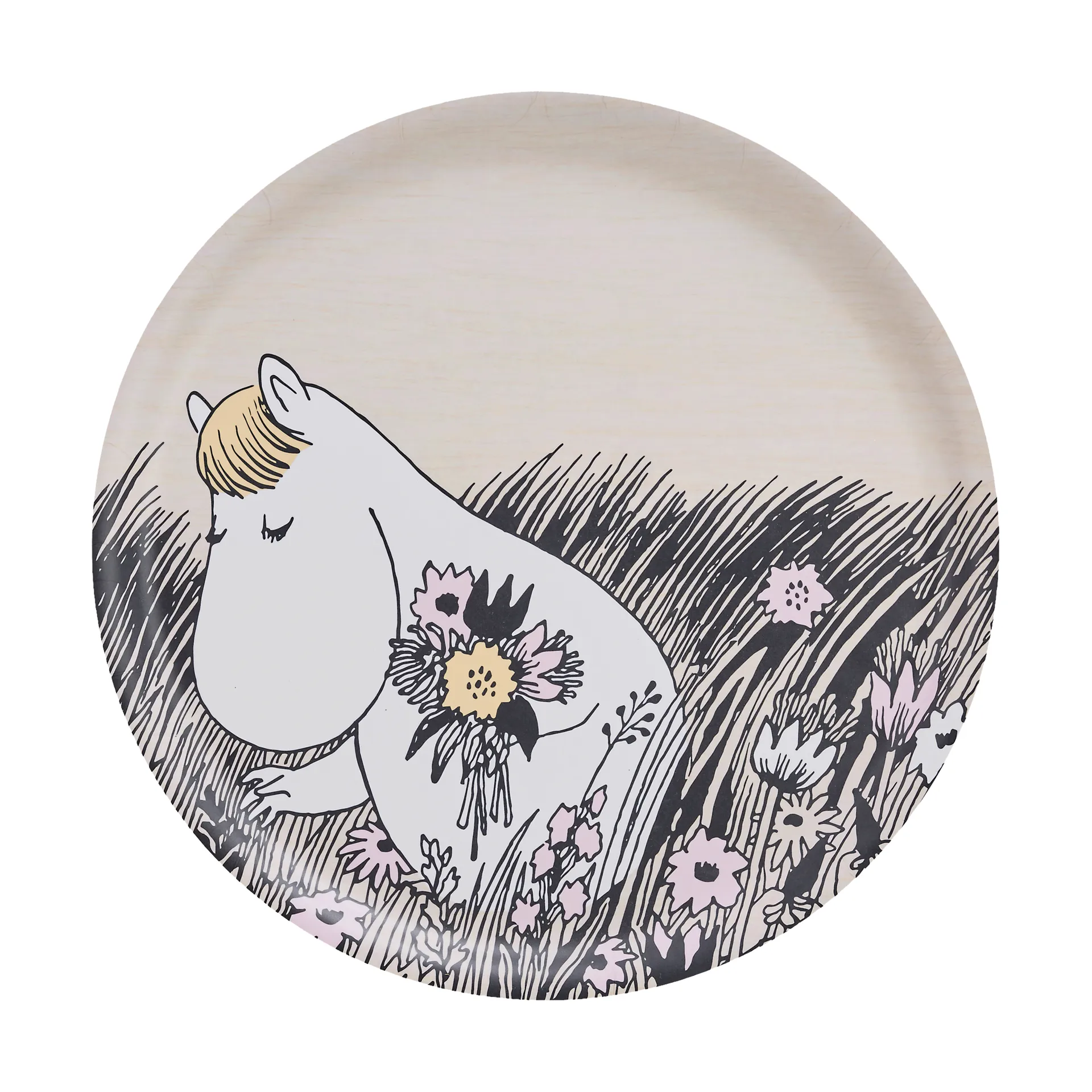 Mumin bricka Ø35 cm, Summer night Muurla
