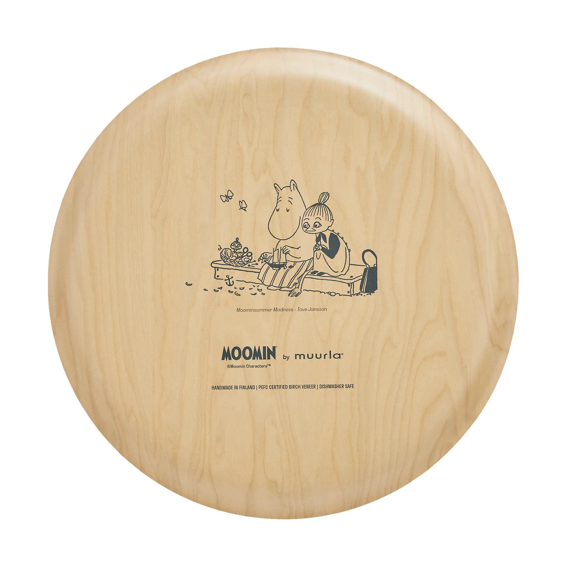 Mumin bricka Ø35 cm, Summer night Muurla
