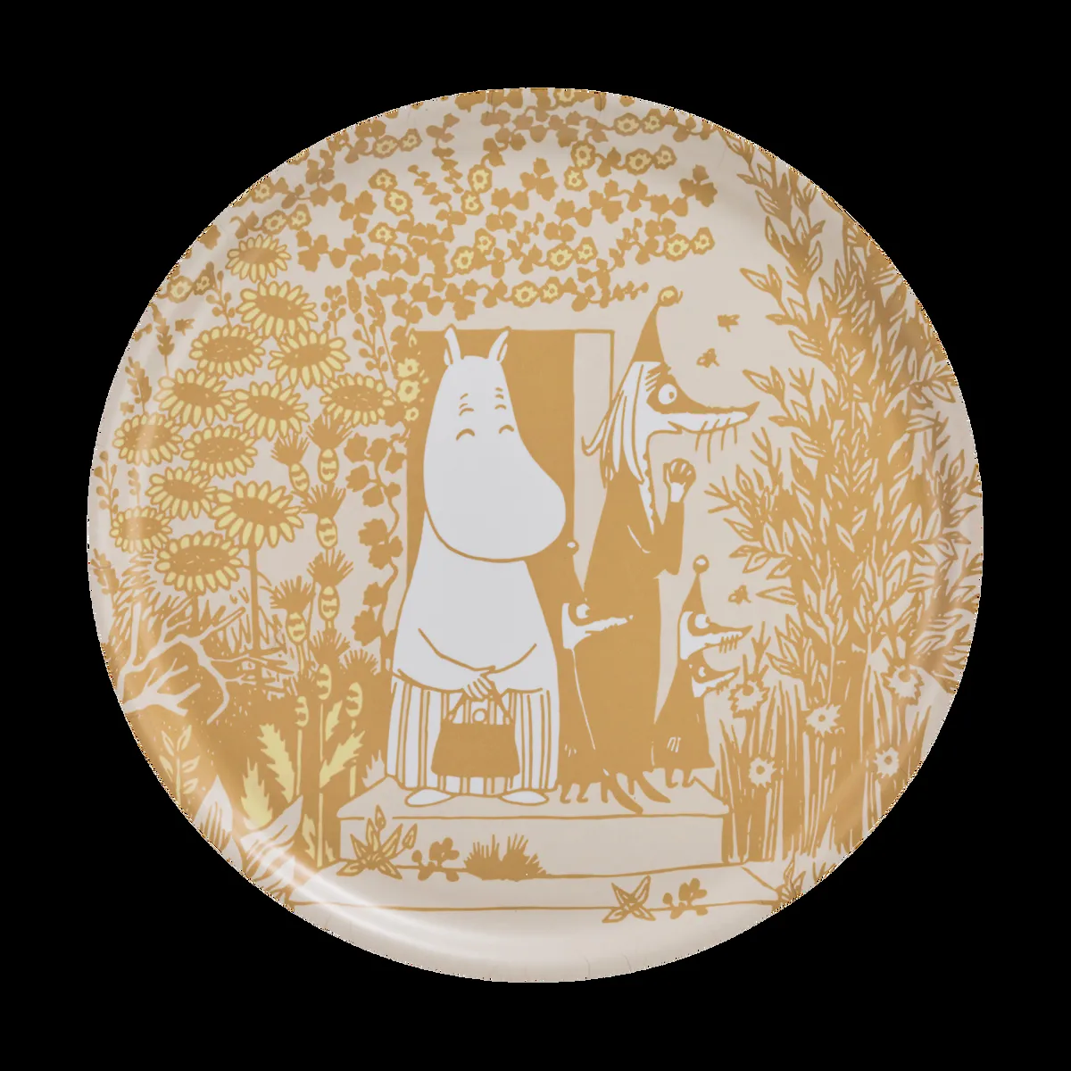 Muurla Mumin bricka Ø40 cm Wild garden