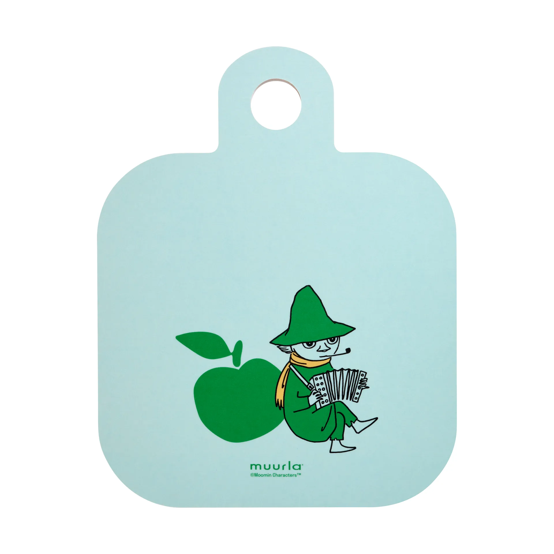 Mumin Chop & Serve skärbräda 25x32 cm, Joyfull Apples Muurla