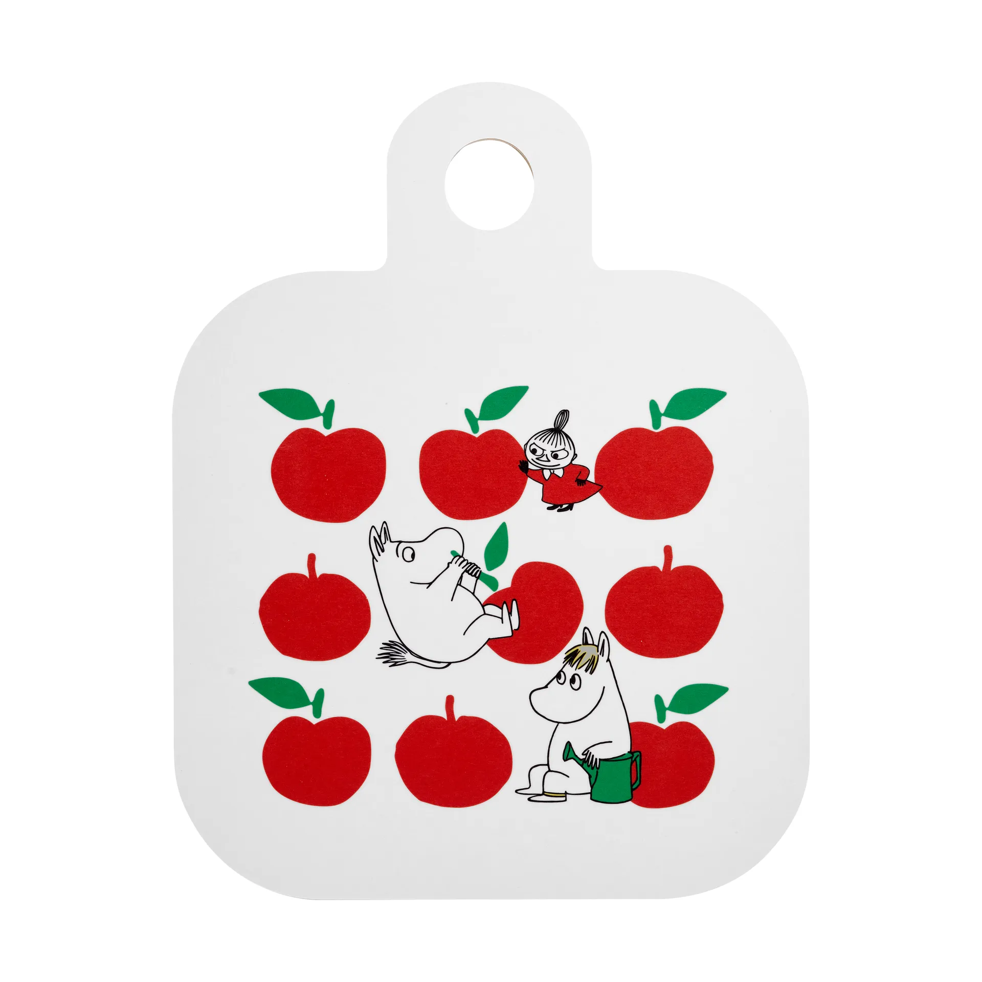Mumin Chop & Serve skärbräda 25x32 cm, Joyfull Apples Muurla