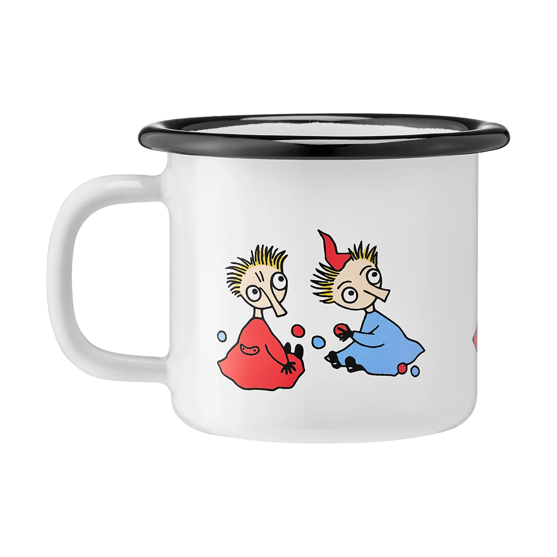 Mumin emaljmugg 1,5 dl, Thingumy and Bob Muurla