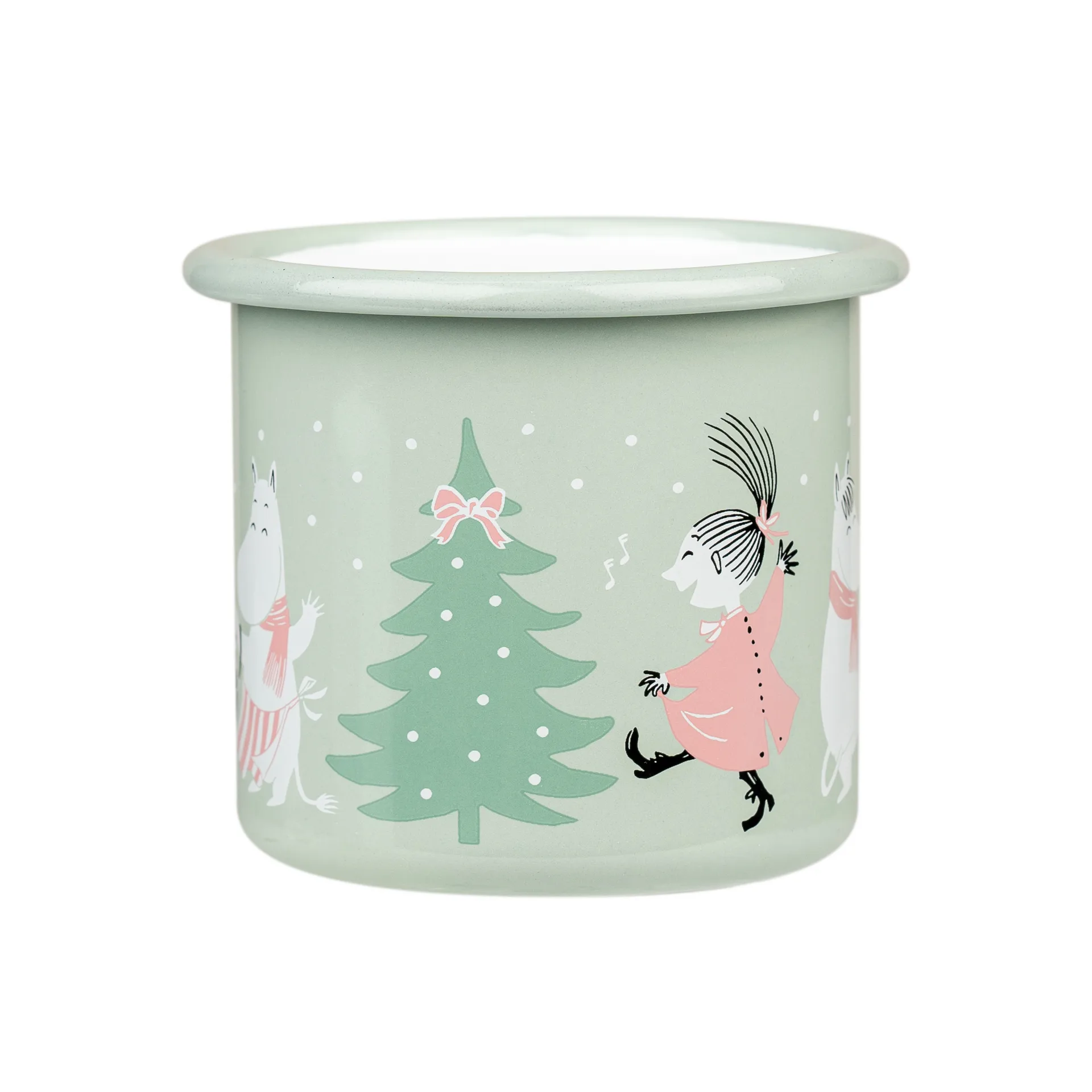 Mumin emaljmugg 25 cl, Festive spirits Muurla