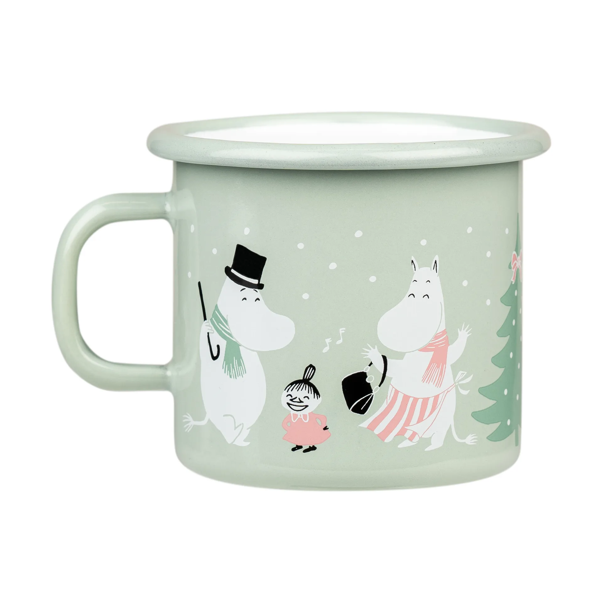 Mumin emaljmugg 25 cl, Festive spirits Muurla