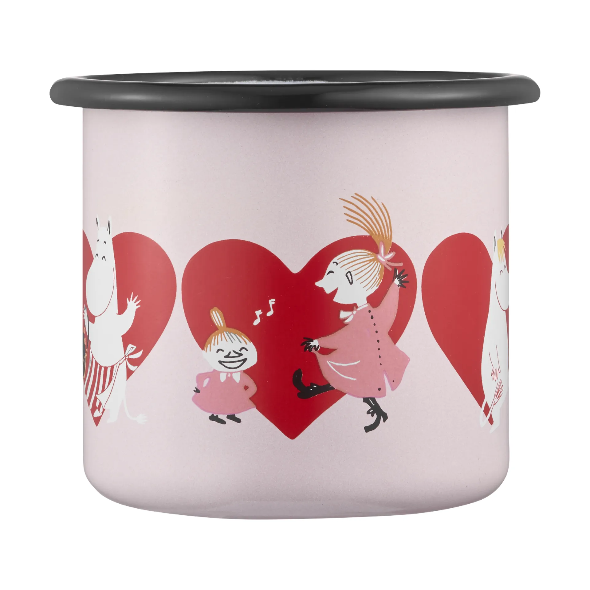Mumin emaljmugg 25 cl, Heart Muurla