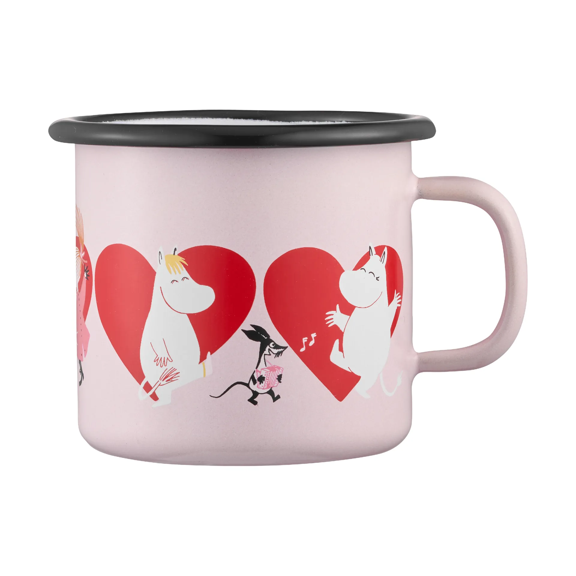 Mumin emaljmugg 25 cl, Heart Muurla