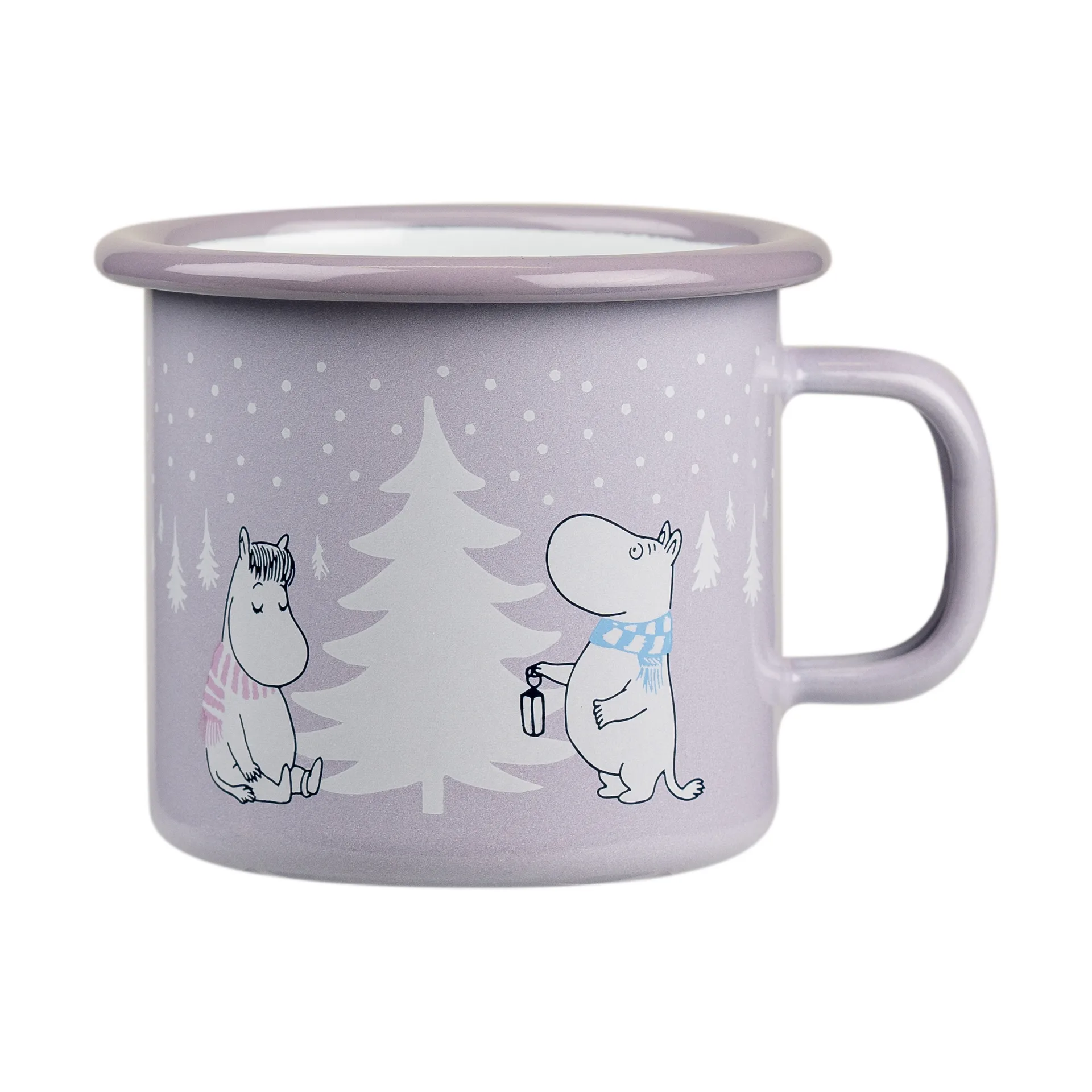 Mumin emaljmugg 25 cl, Snowfall Muurla