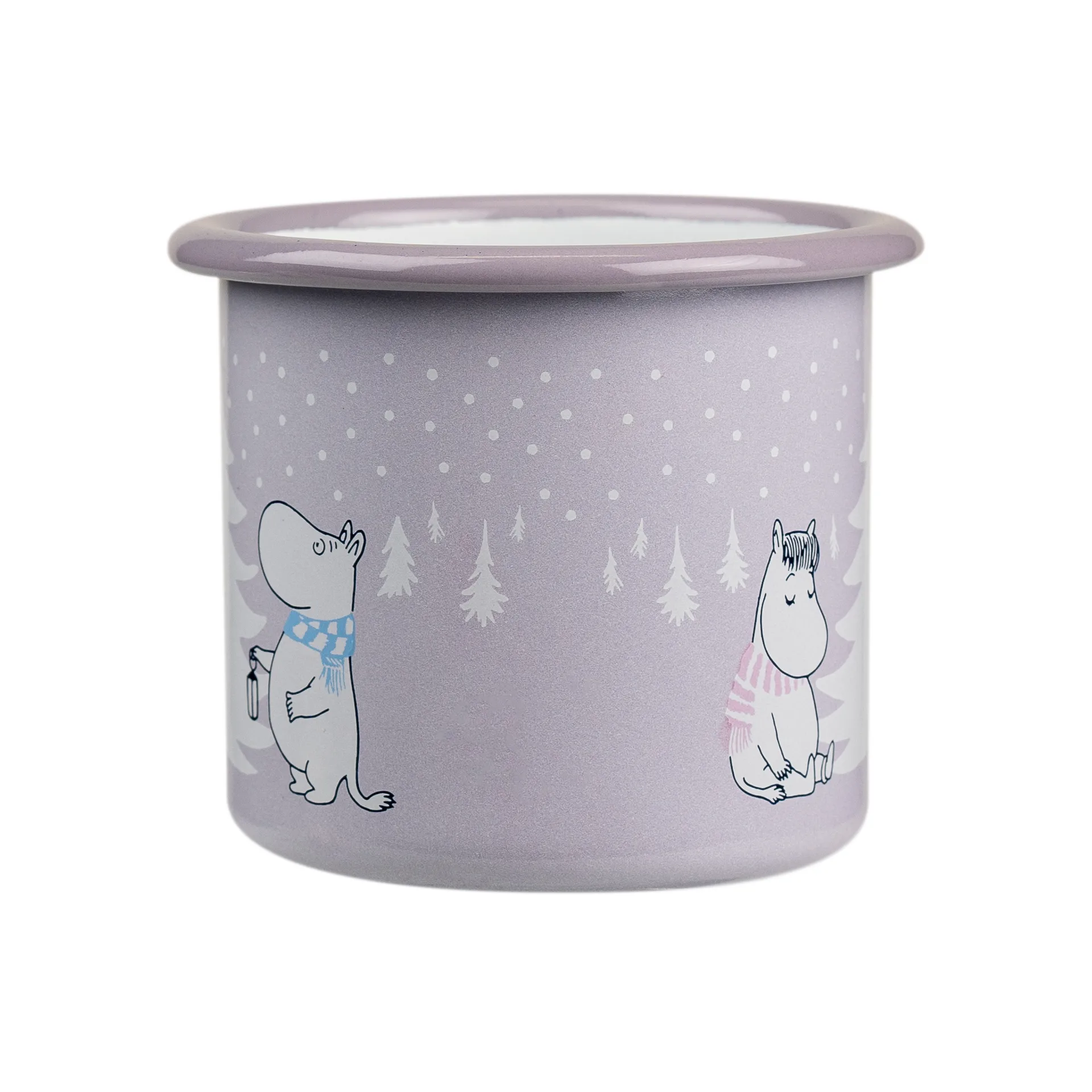 Mumin emaljmugg 25 cl, Snowfall Muurla