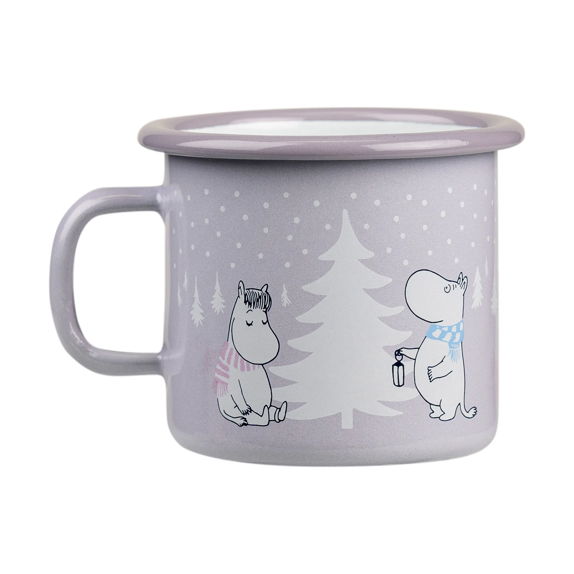 Mumin emaljmugg 25 cl, Snowfall Muurla